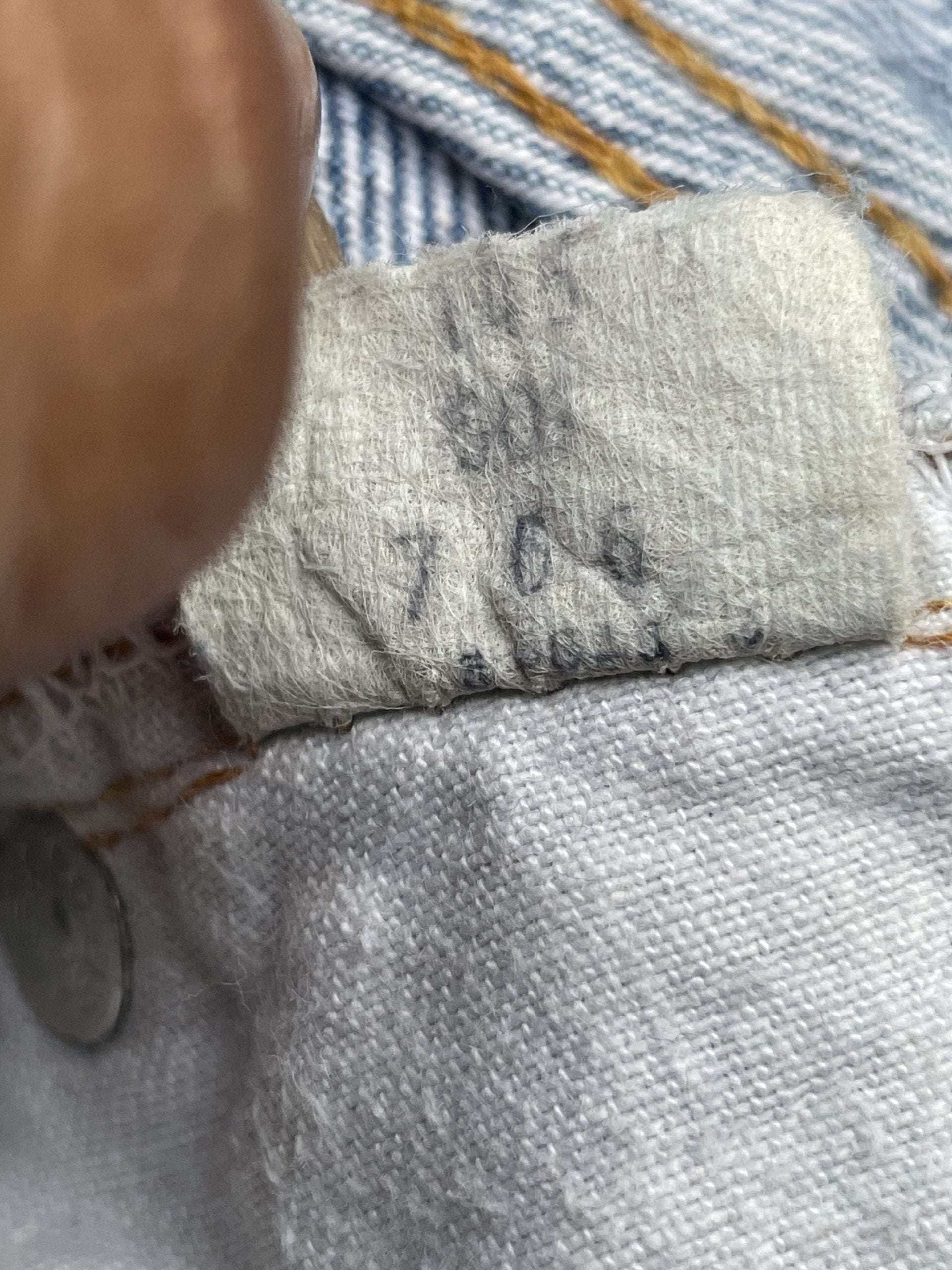 Vintage 1976 Levis 501 Single R Redline Selvedge