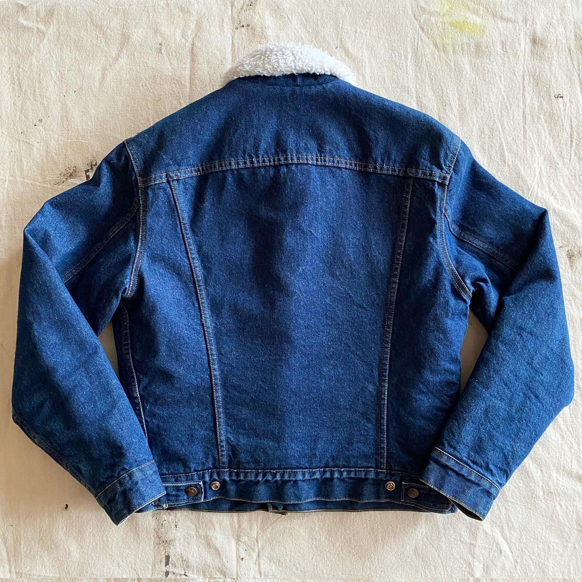 Vintage Levi's 70608-0216 Sherpa Lined Denim Trucker Jacket