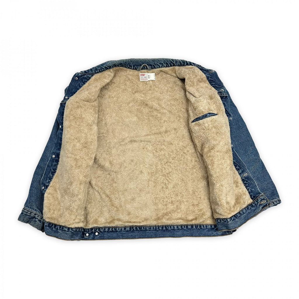 Vintage '90s Levi's Dry Goods Sherpa Lined Trucker Jacket