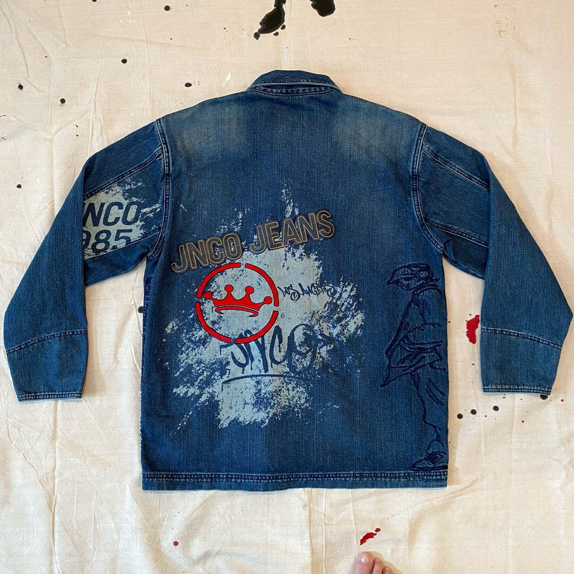Vintage JNCO Denim Chore Jacket - Men's Large