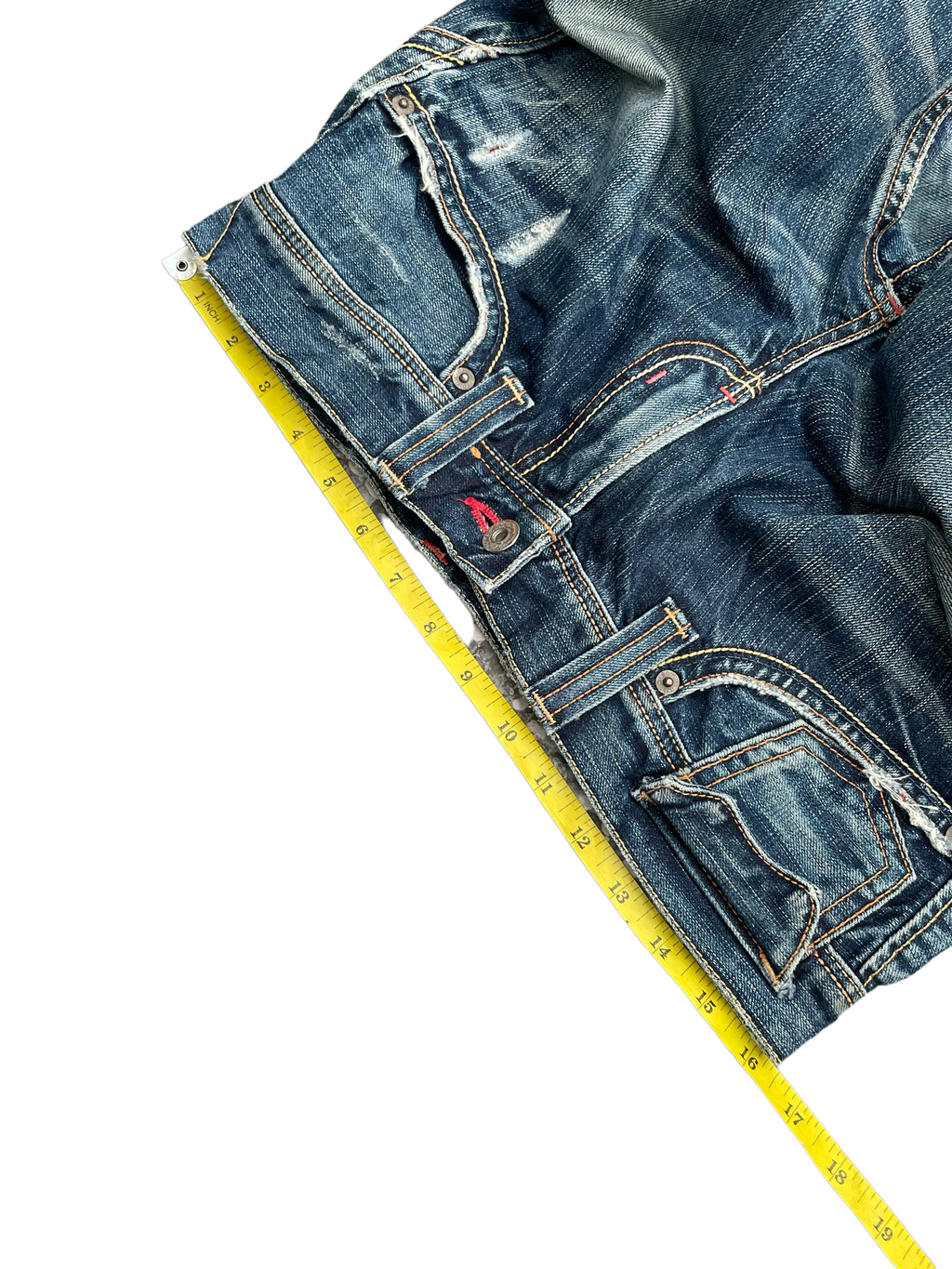 Vintage Edwin Rude Zero Distresed Denim
