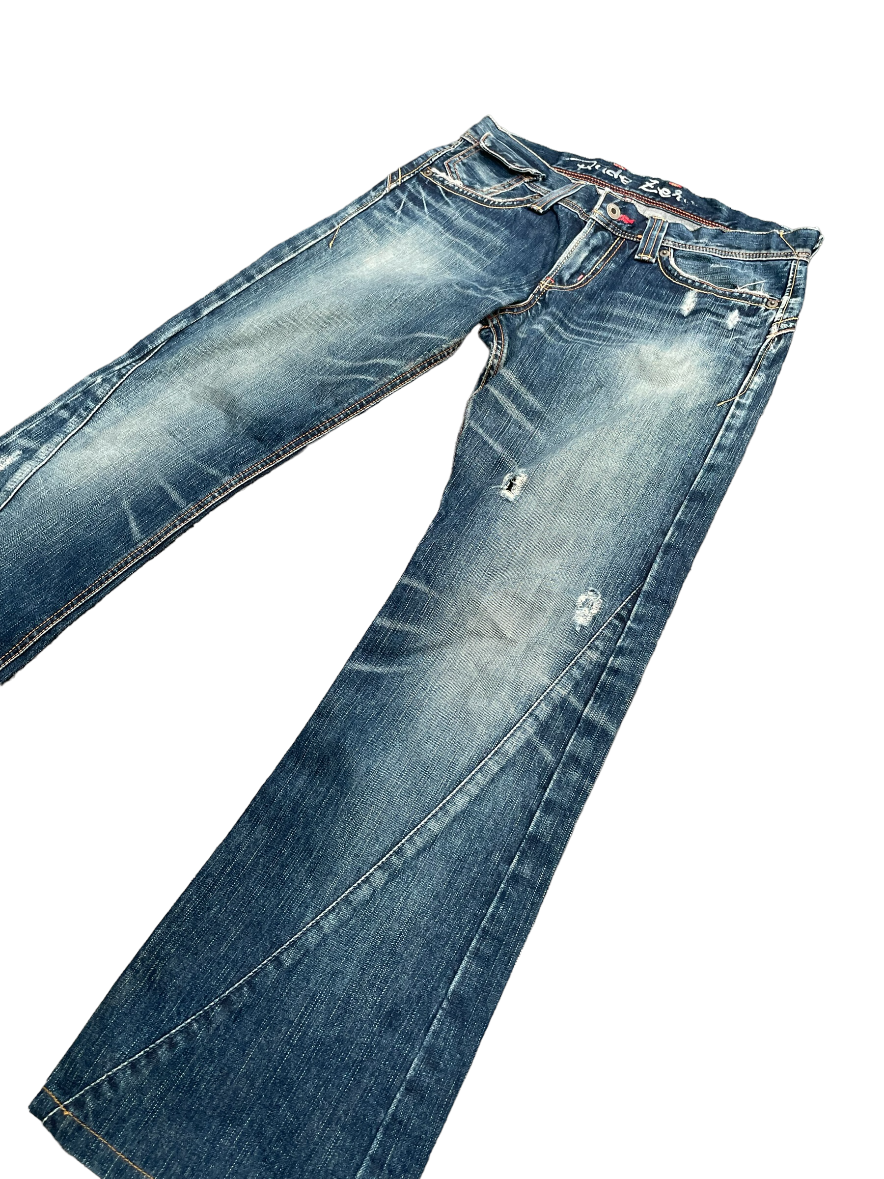 Vintage Edwin Rude Zero Distresed Denim