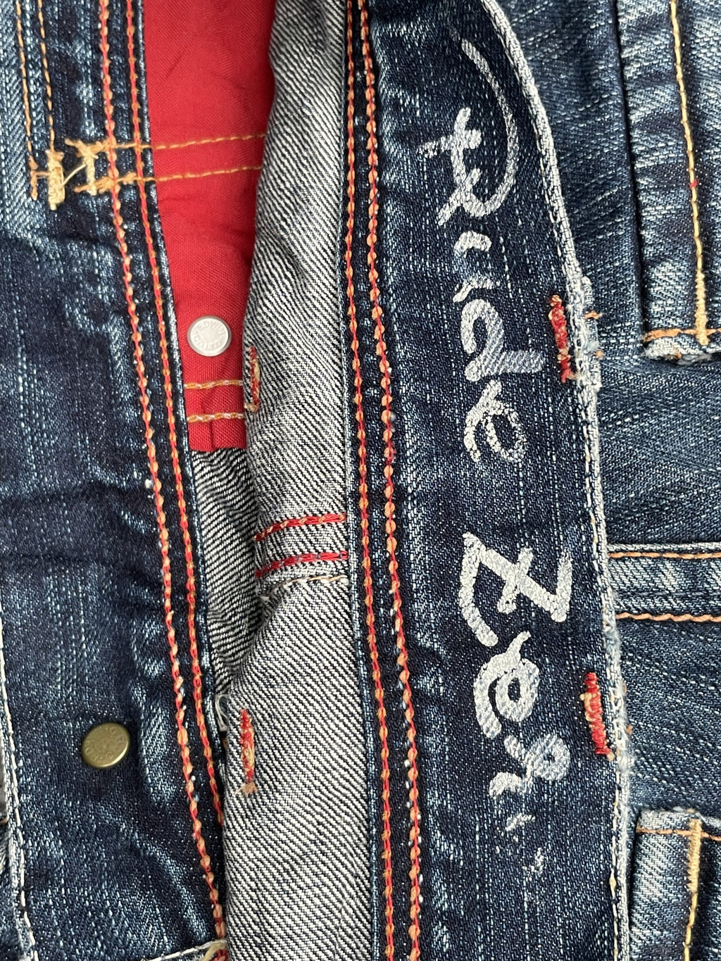 Vintage Edwin Rude Zero Distresed Denim