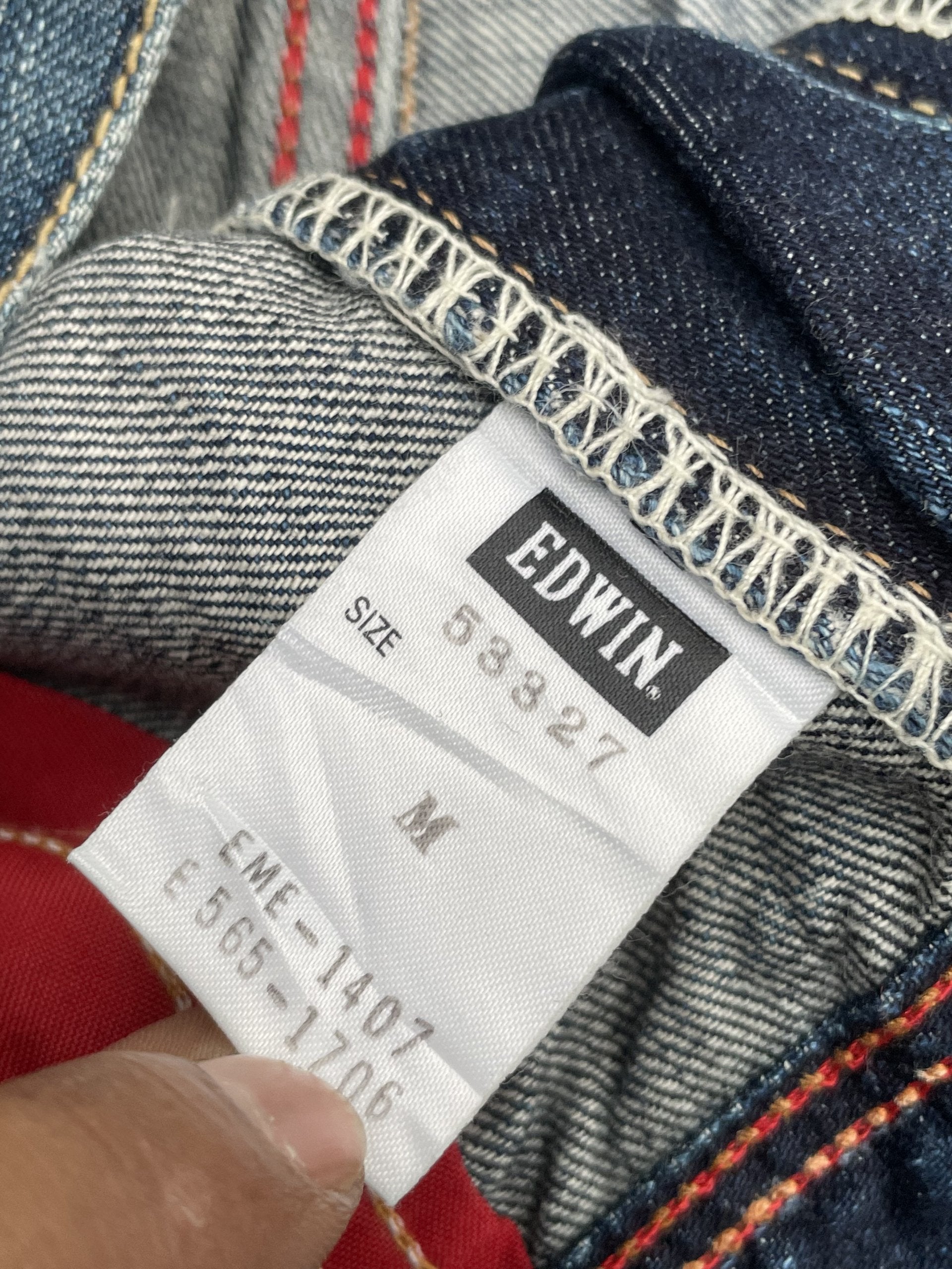 Vintage Edwin Rude Zero Distresed Denim