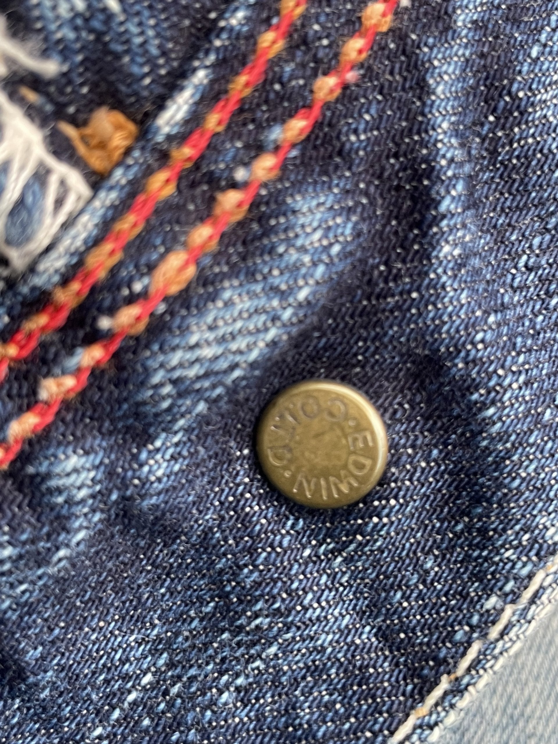 Vintage Edwin Rude Zero Distresed Denim