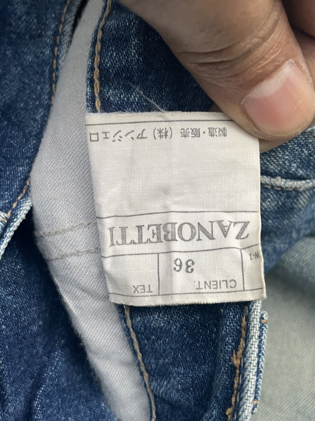 Vintage Zanobetti Denim