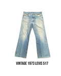 Vintage 1973 Levis 517 e Distressed
