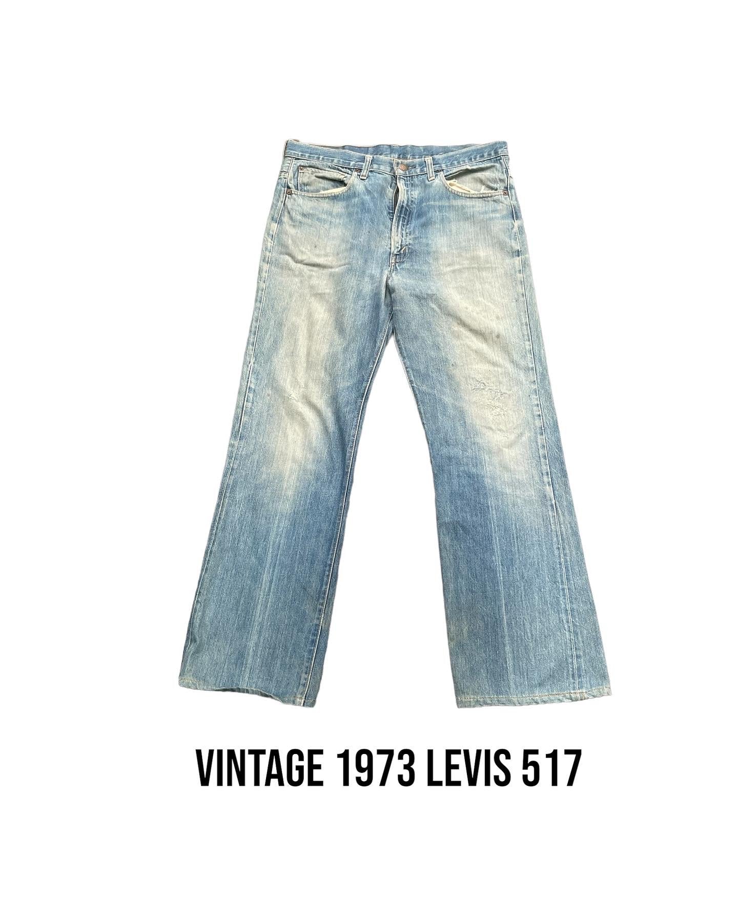 Vintage 1973 Levis 517 e Distressed