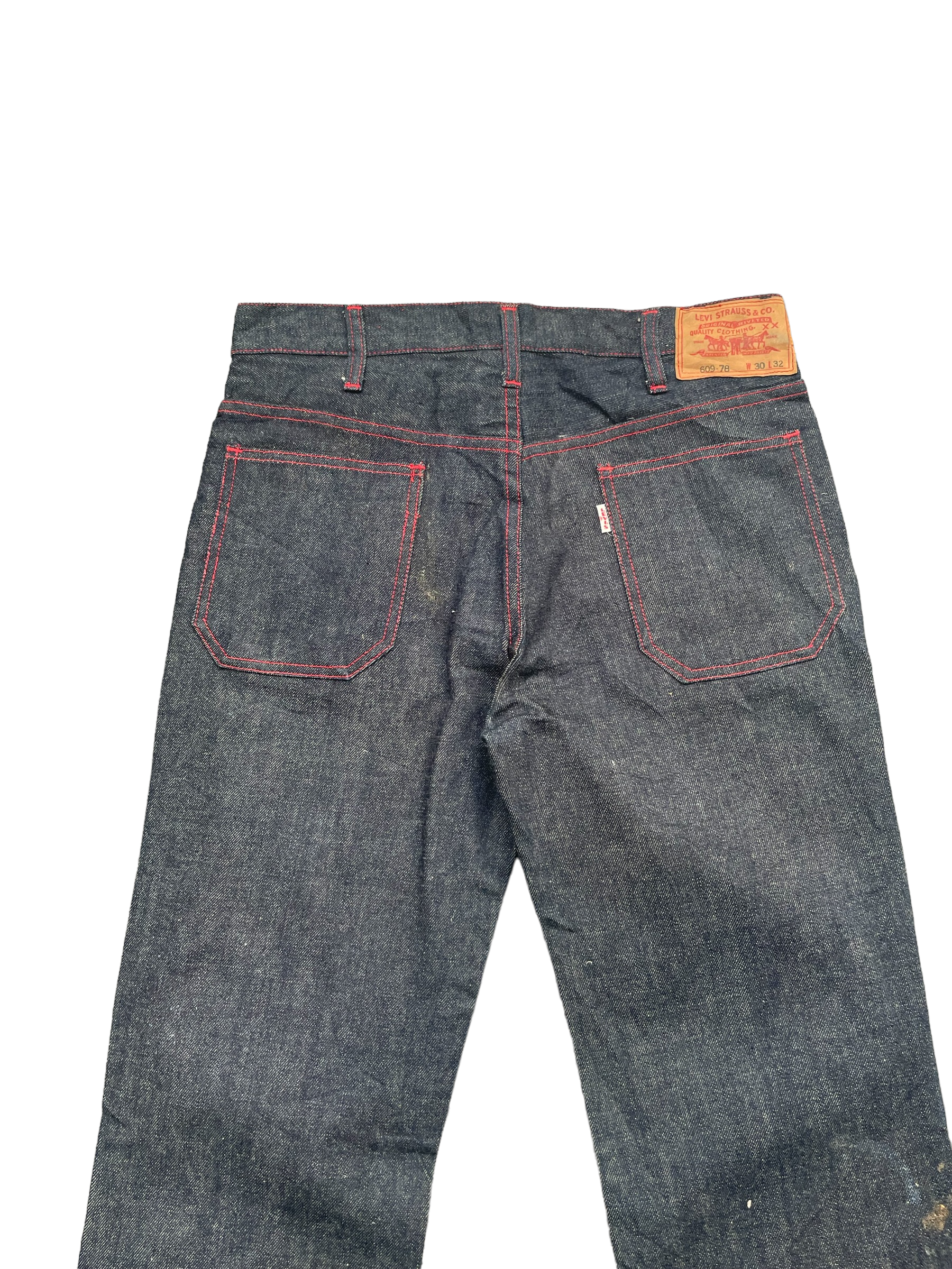 Vintage 70’s Levis 609 E White Tag
