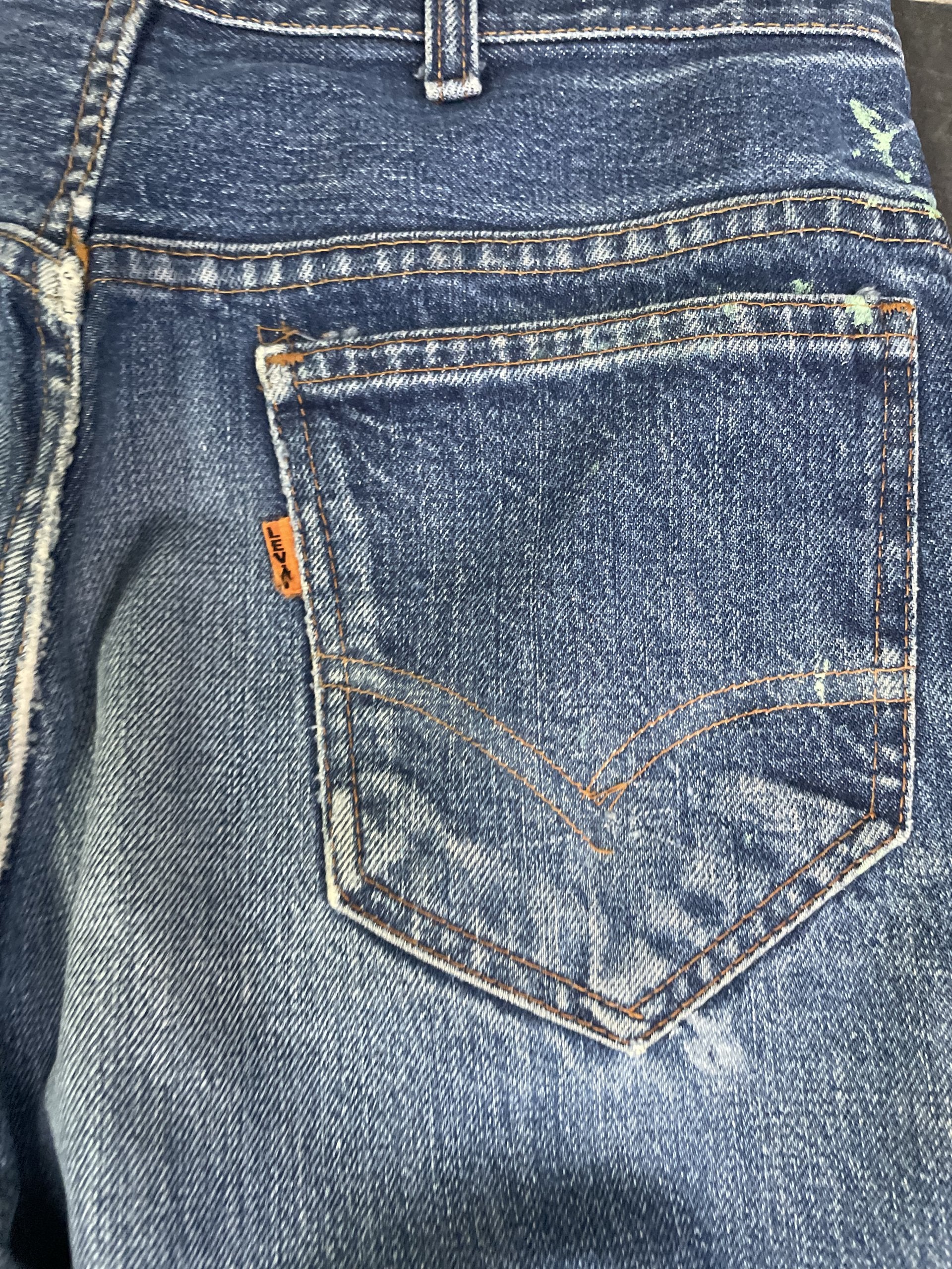 Vintage Levis 1979 646 E Orange Tag