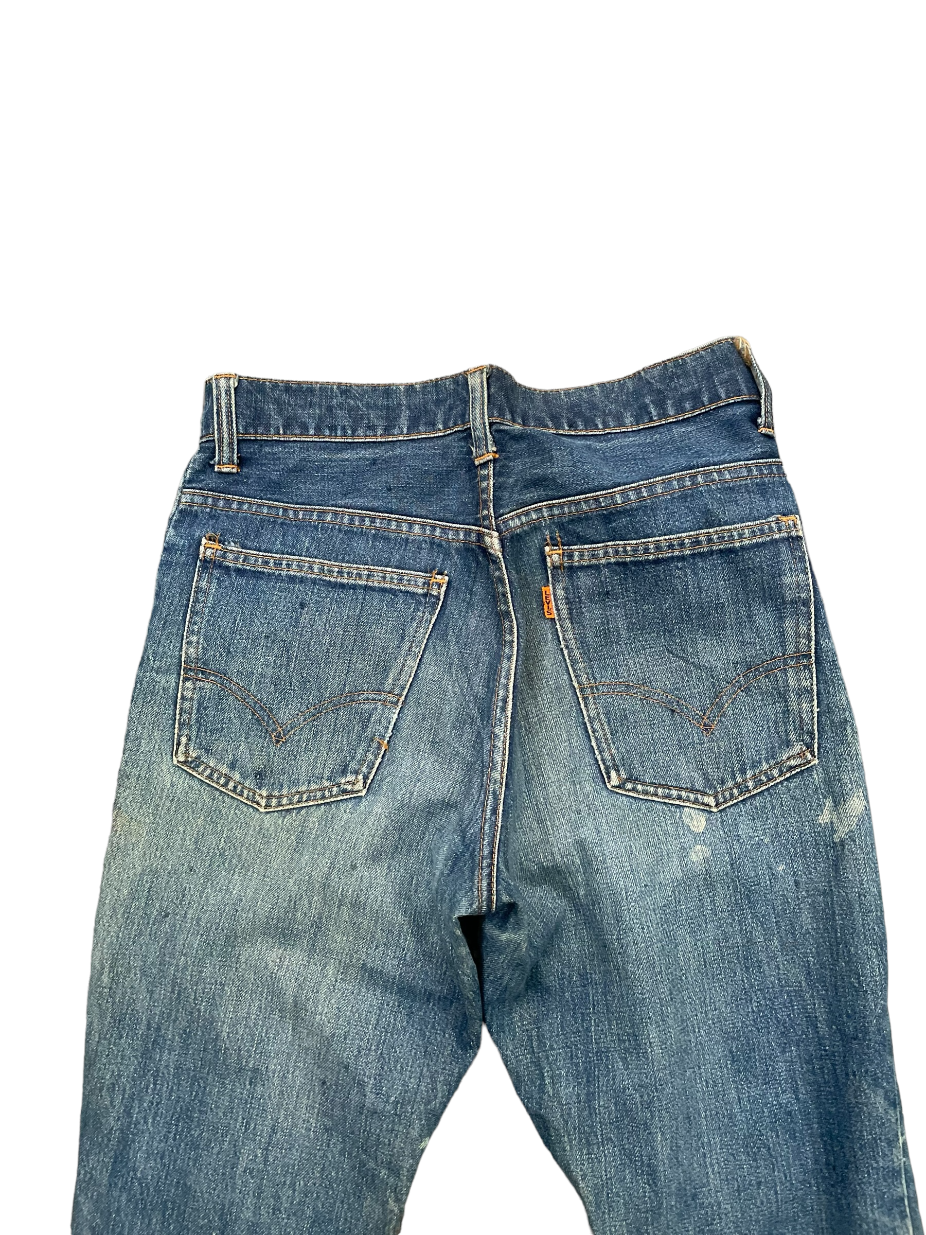Vintage 70’s Levis 646 E Orange Tag