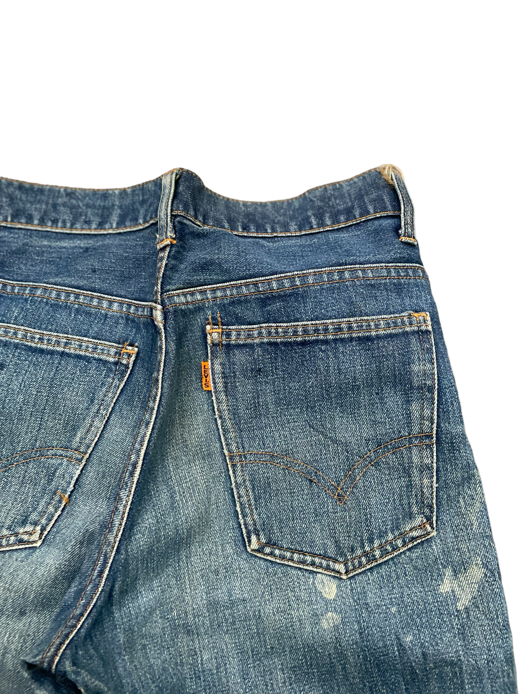 Vintage 70’s Levis 646 E Orange Tag