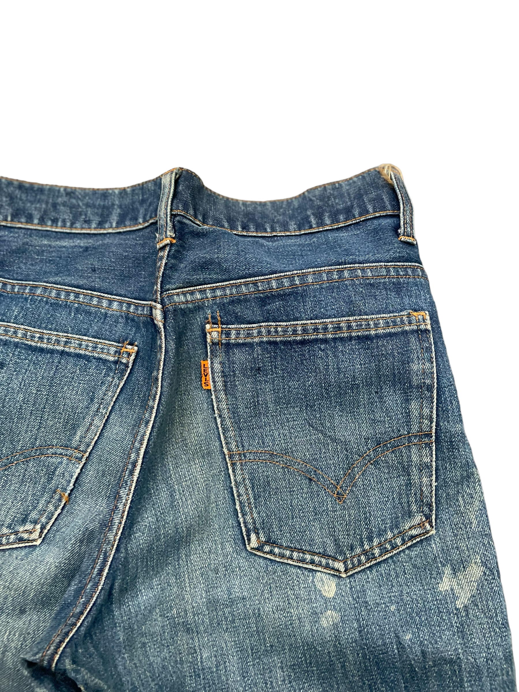 Vintage 70’s Levis 646 E Orange Tag