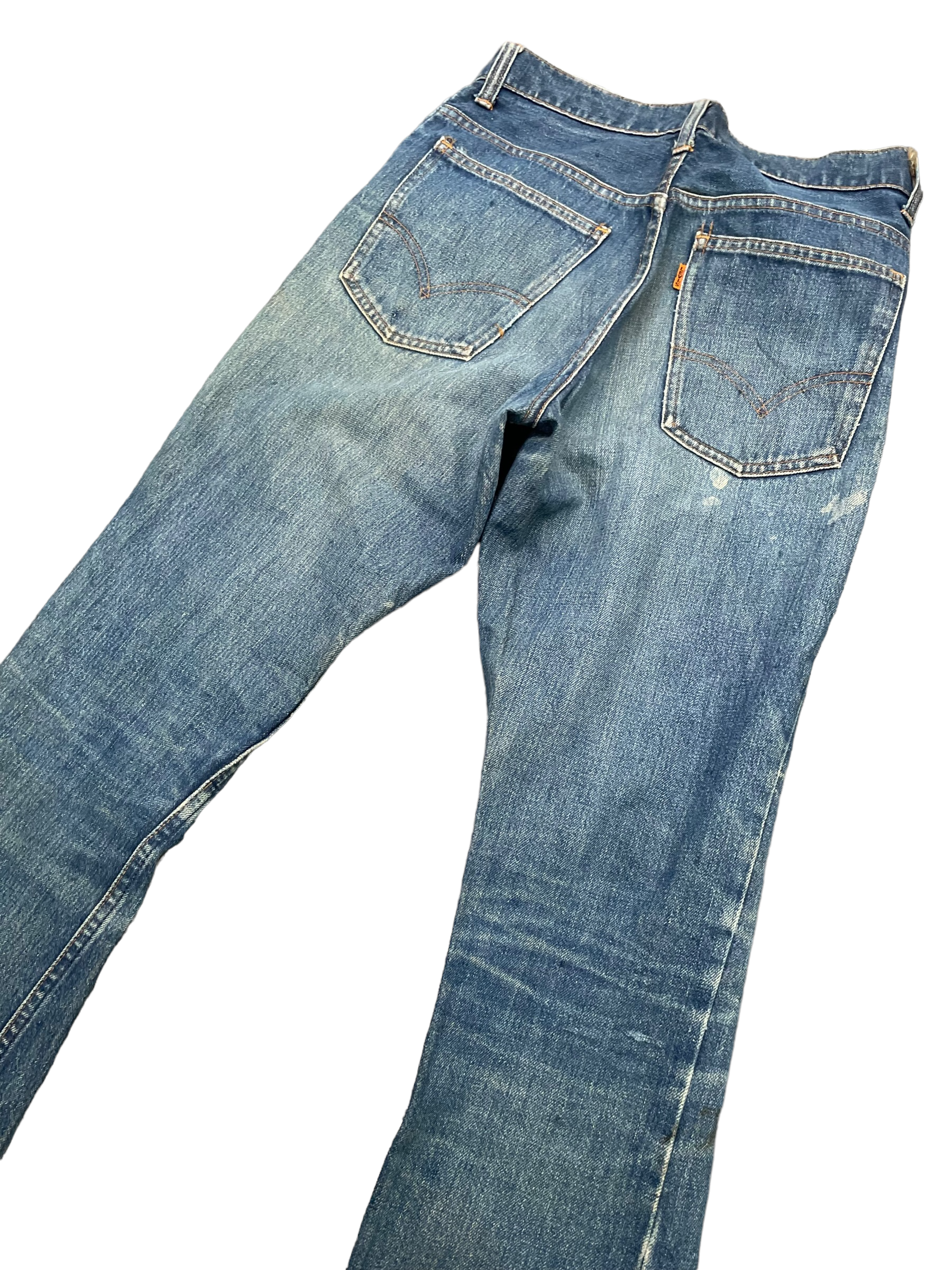 Vintage 70’s Levis 646 E Orange Tag