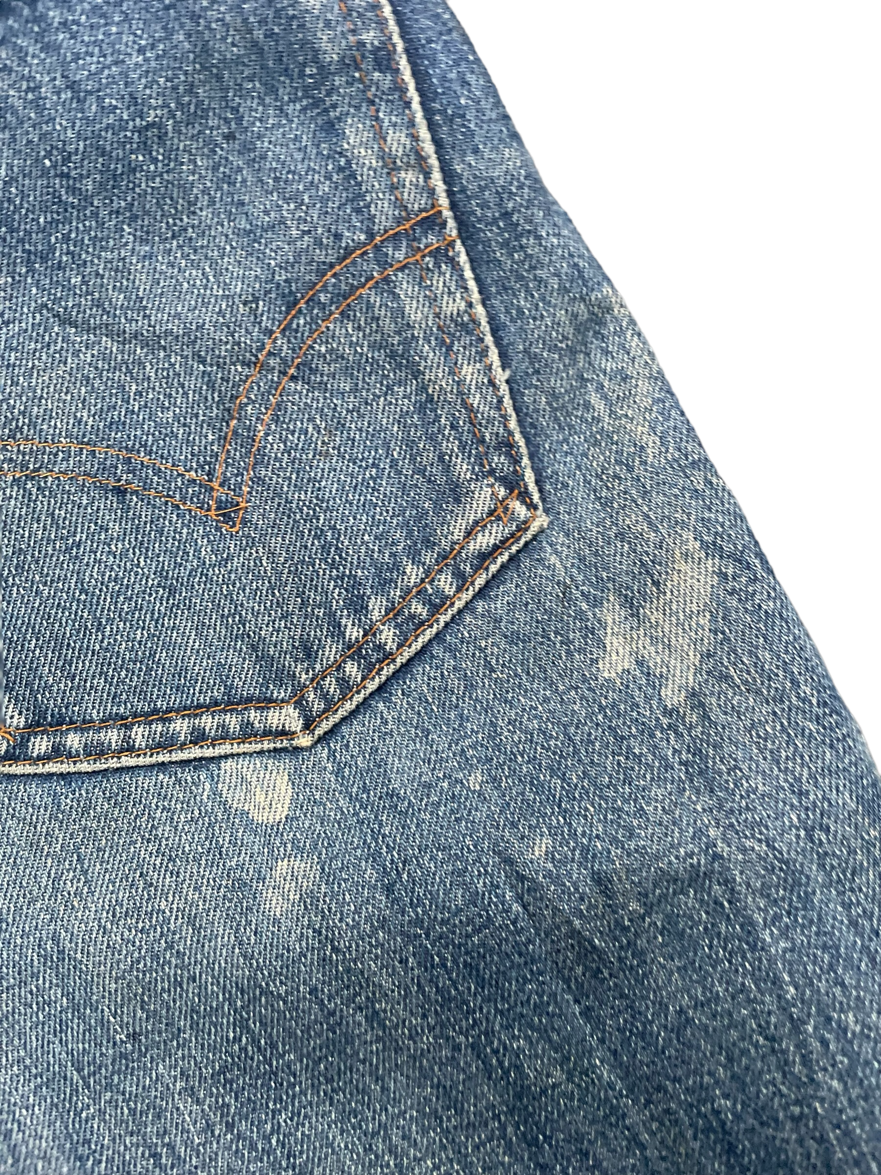 Vintage 70’s Levis 646 E Orange Tag