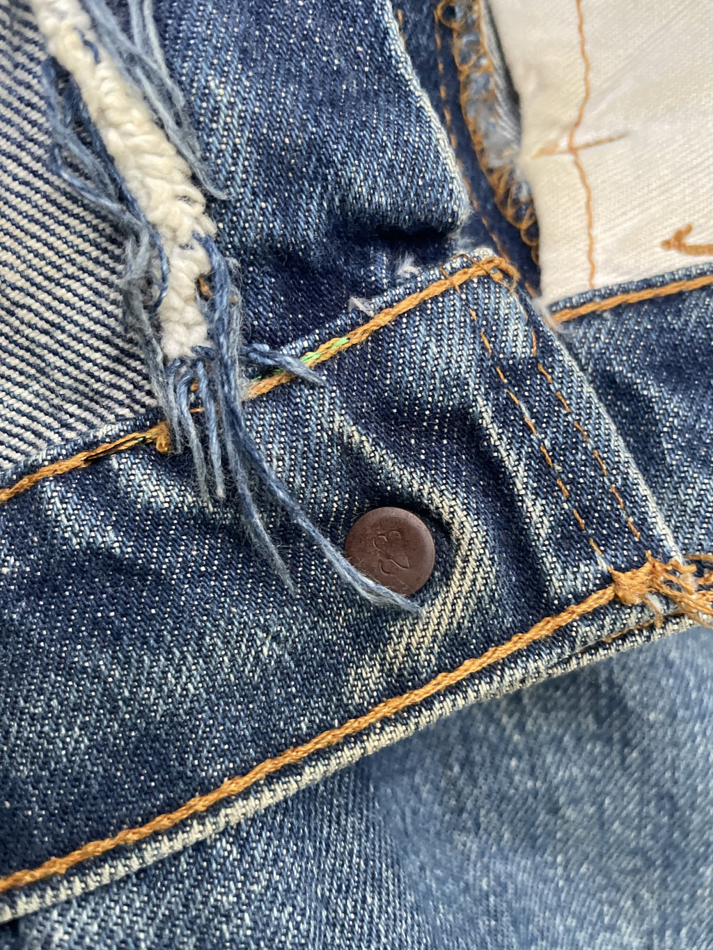 Vintage 70’s Levis 646 E Orange Tag