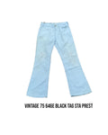 Vintage 1975 Levis 646 E Black Tag Sta Prest