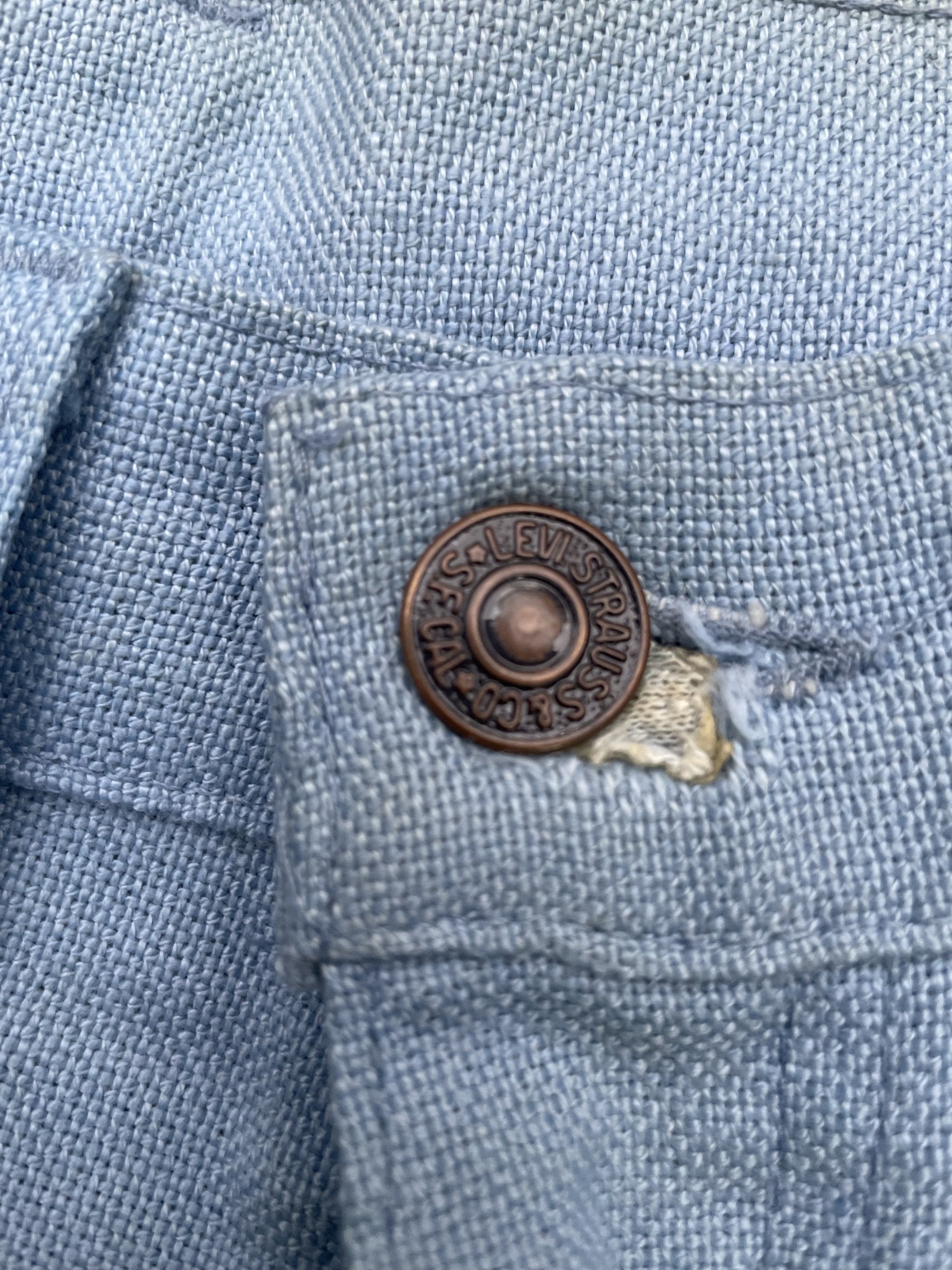Vintage 1975 Levis 646 E Black Tag Sta Prest