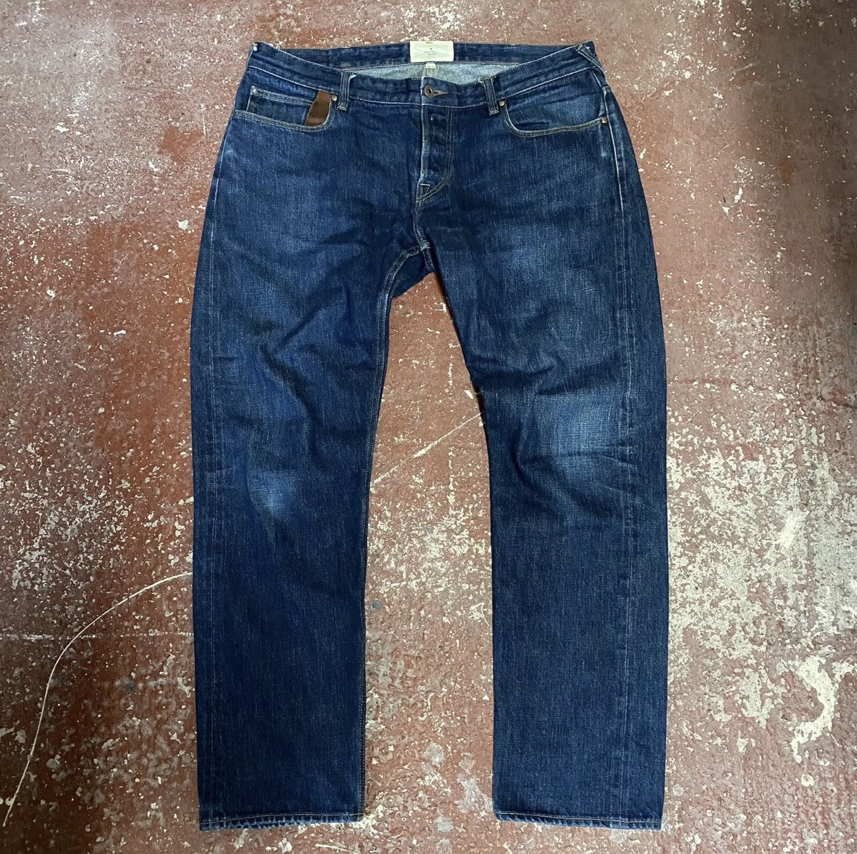 PAUL SMITH Red Ear Village Industries Selvedge Denim Jeans W36 L32.
