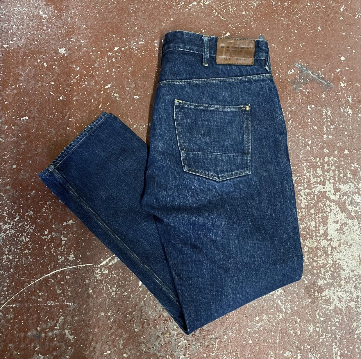 PAUL SMITH Red Ear Village Industries Selvedge Denim Jeans W36 L32.