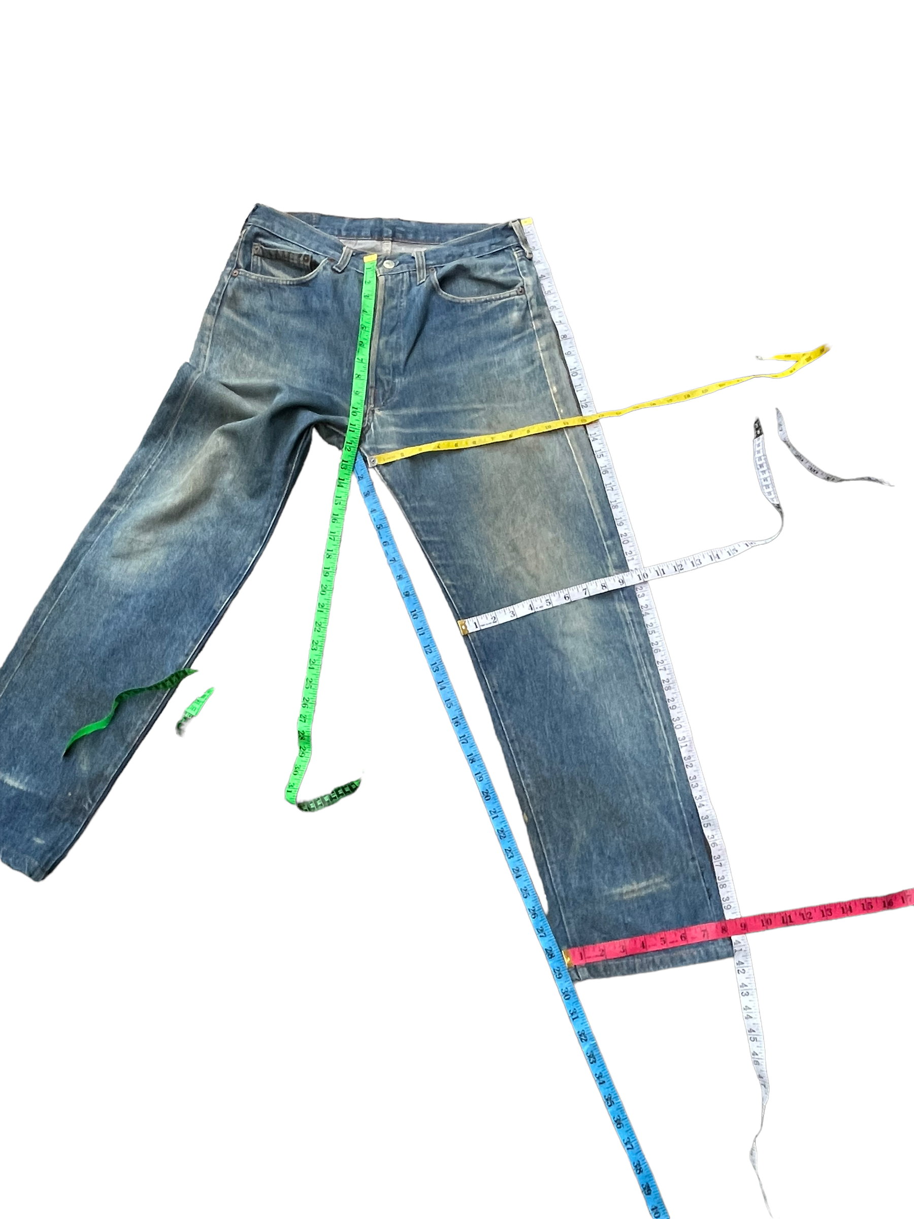 Vintage 1983 Levis 501 e Usa faded distresed