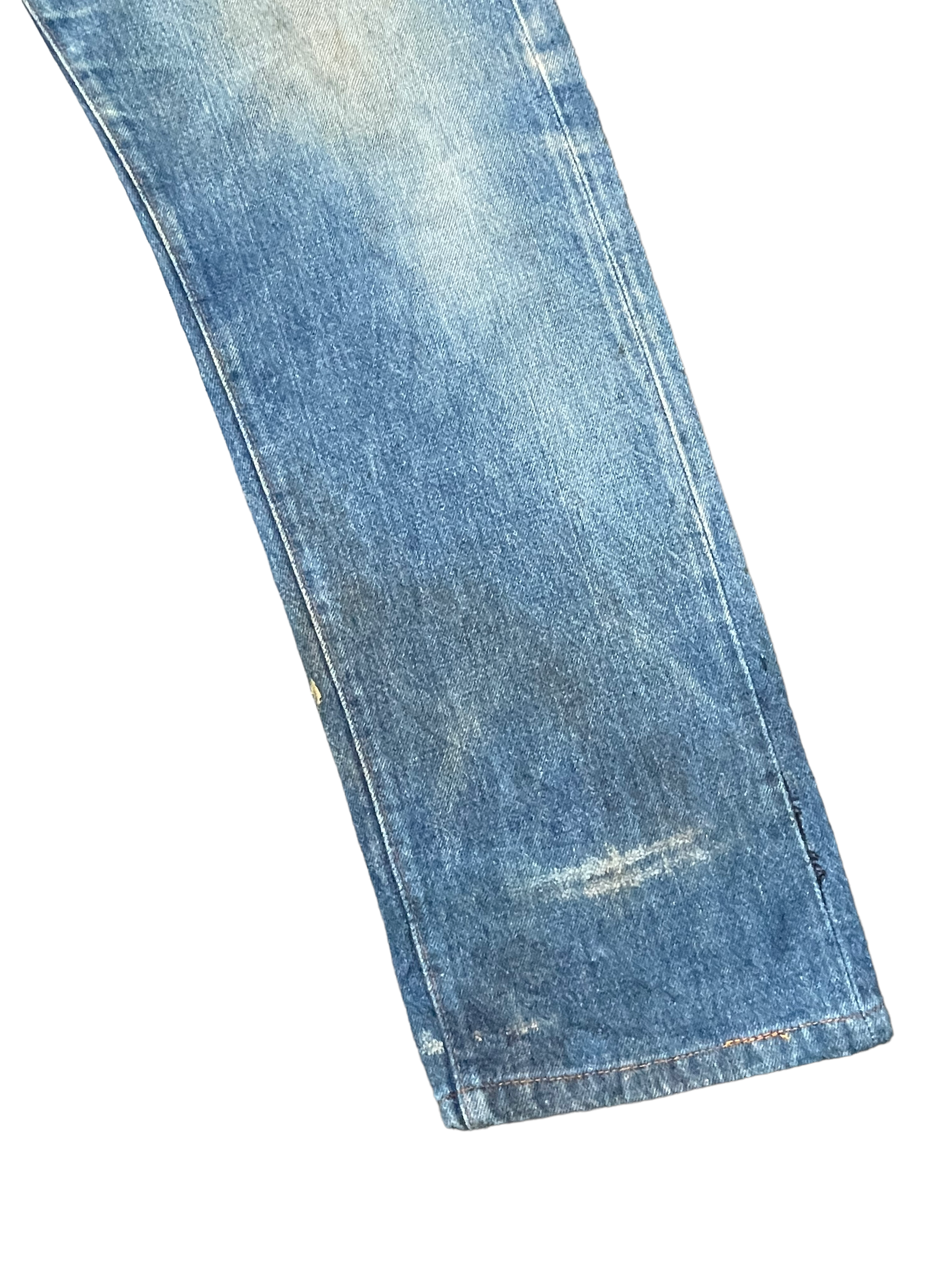 Vintage 1983 Levis 501 e Usa faded distresed