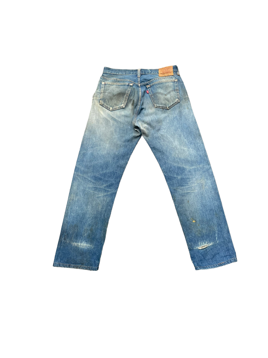 Vintage 1983 Levis 501 e Usa faded distresed