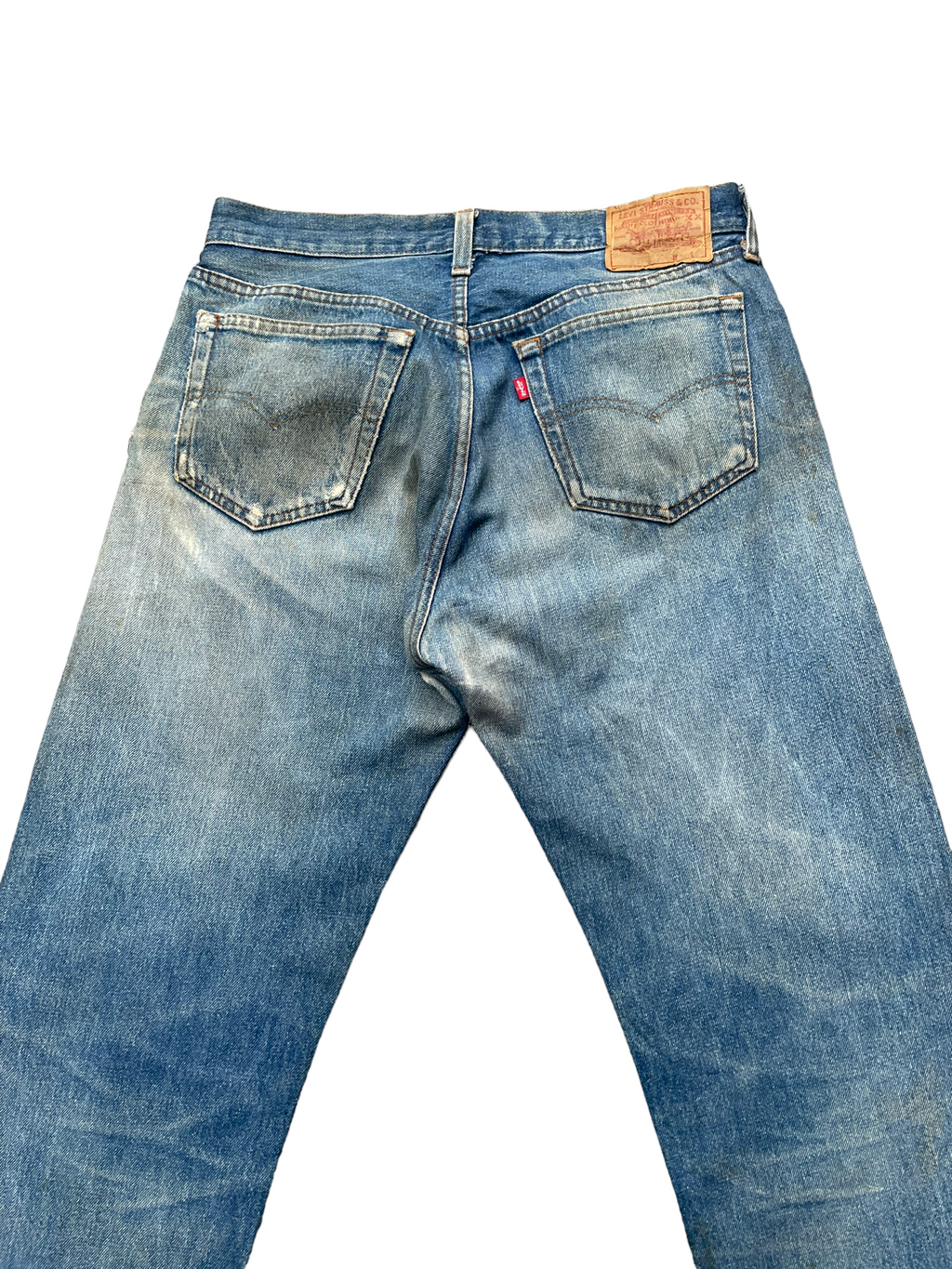 Vintage 1983 Levis 501 e Usa faded distresed