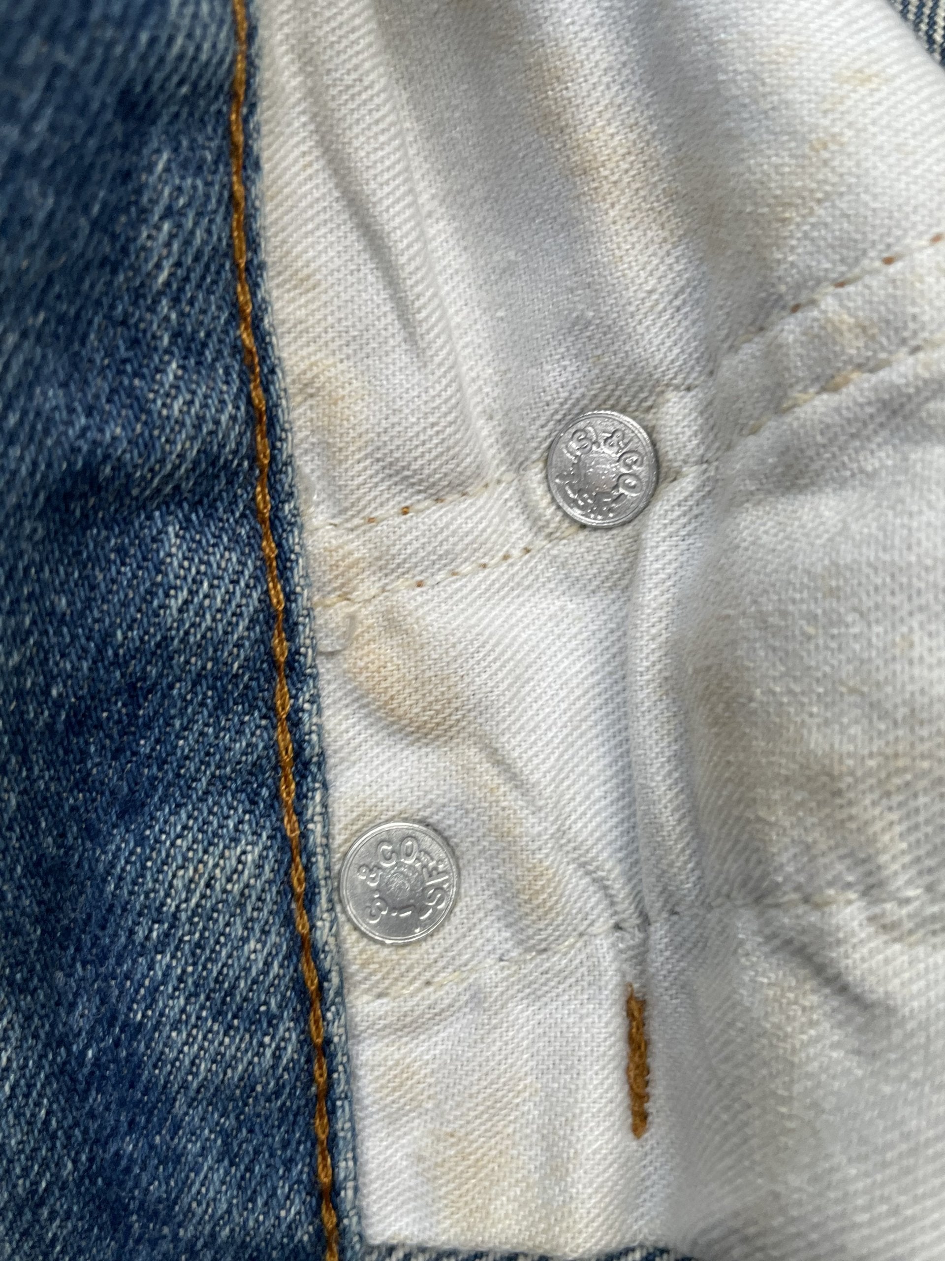 Vintage 1983 Levis 501 e Usa faded distresed