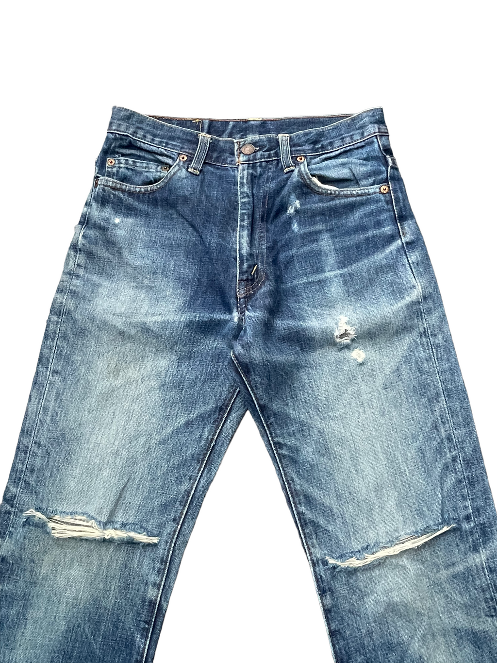 Vintage 1999 Levis 517 E Usa Faded Distresed