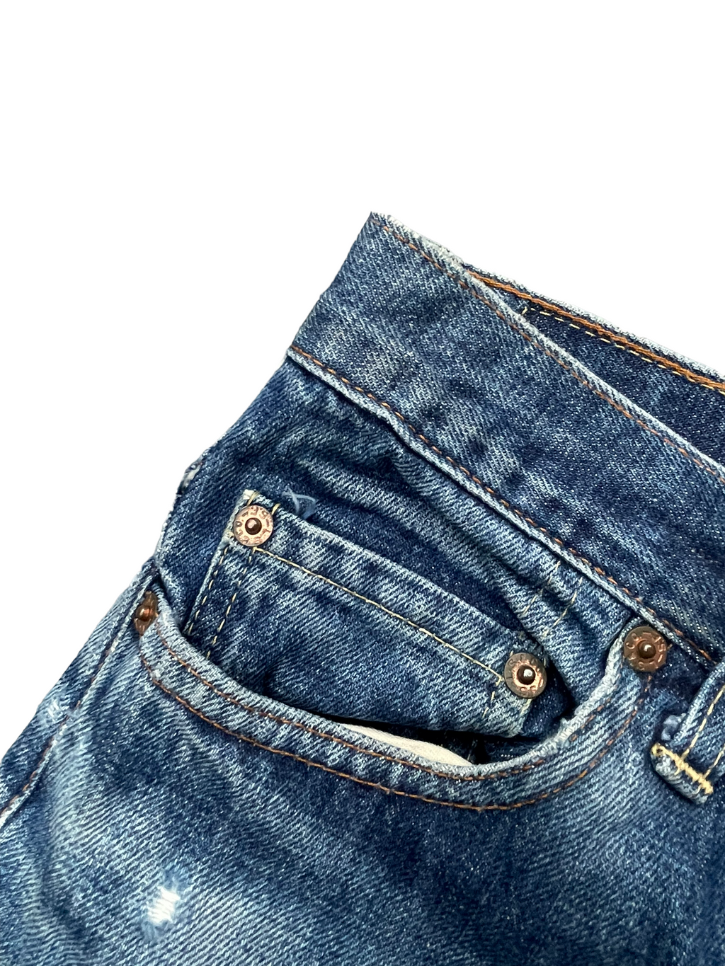 Vintage 1999 Levis 517 E Usa Faded Distresed