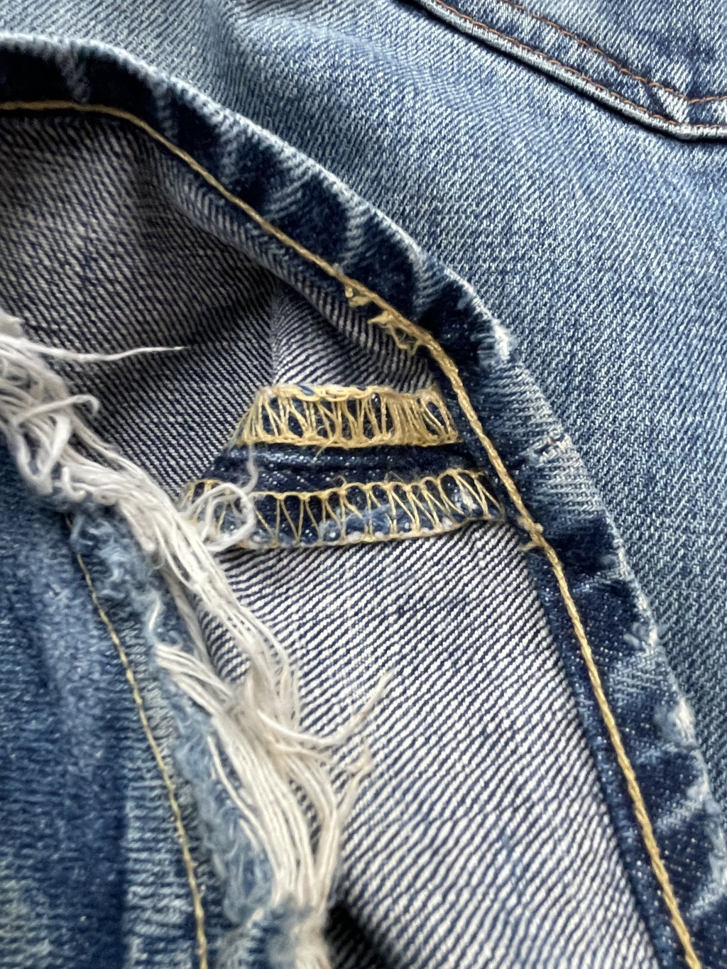 Vintage 1999 Levis 517 E Usa Faded Distresed