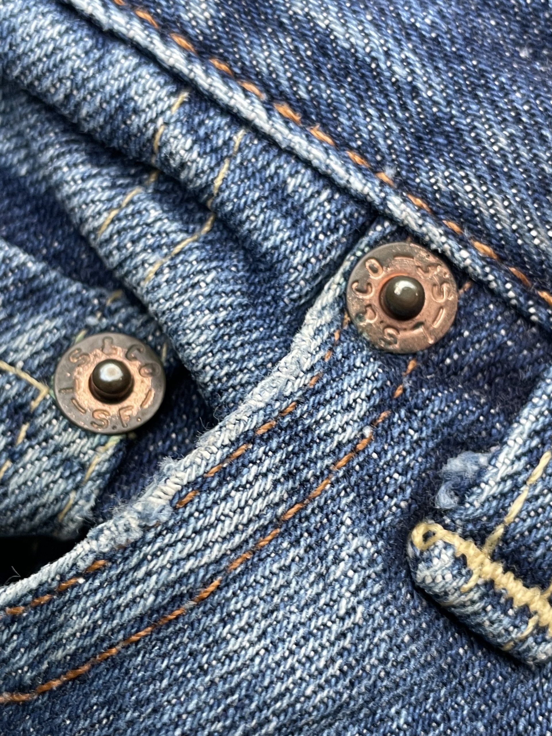 Vintage 1999 Levis 517 E Usa Faded Distresed
