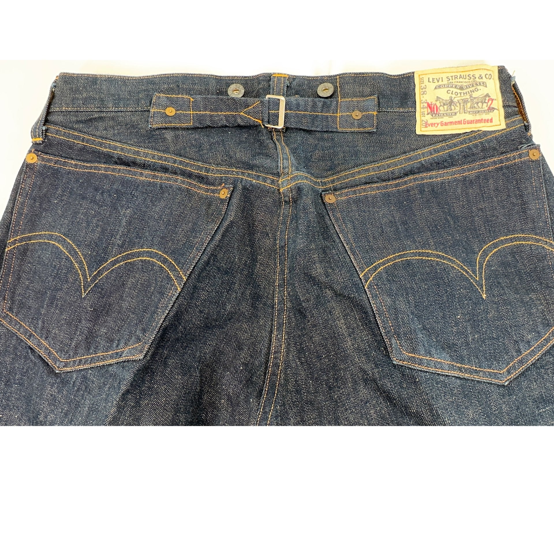 Vintage 90s LVC 1920s reprint Lot 201 No 2 - Selvedge - 38x34
