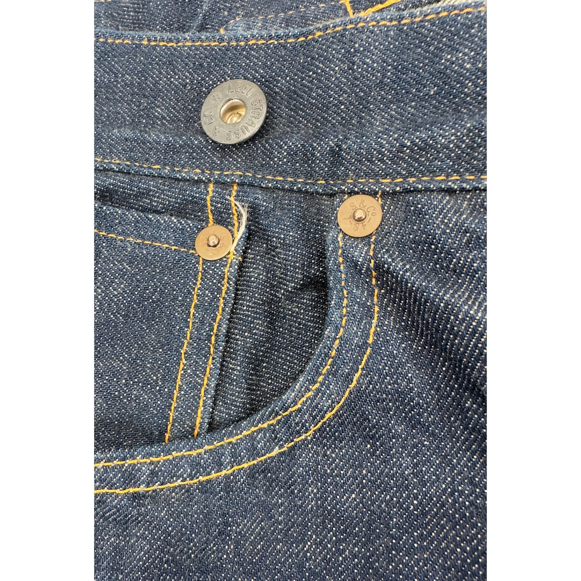 Vintage 90s LVC 1920s reprint Lot 201 No 2 - Selvedge - 38x34