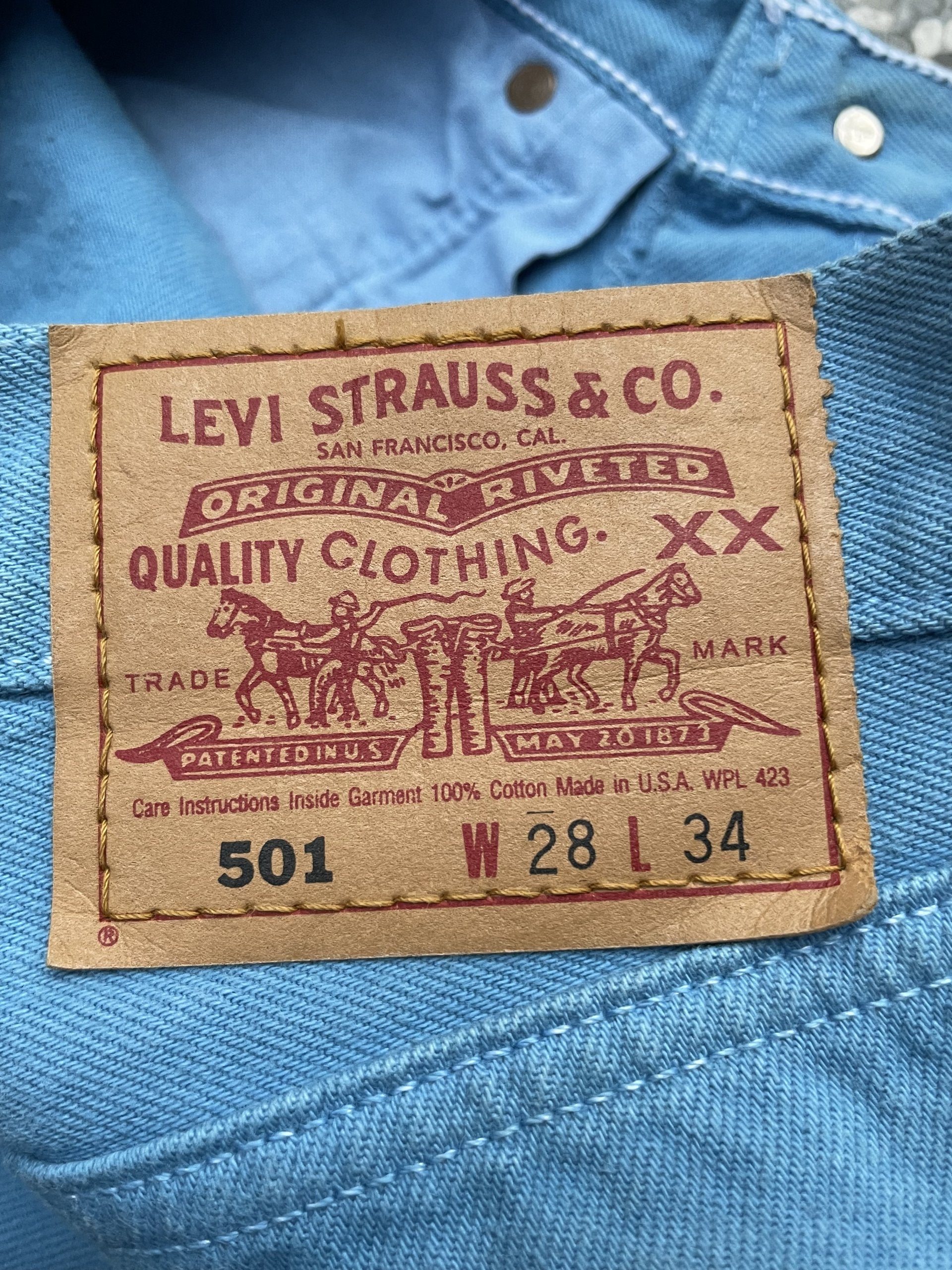 Vintage 1999 Levis 501 Usa
