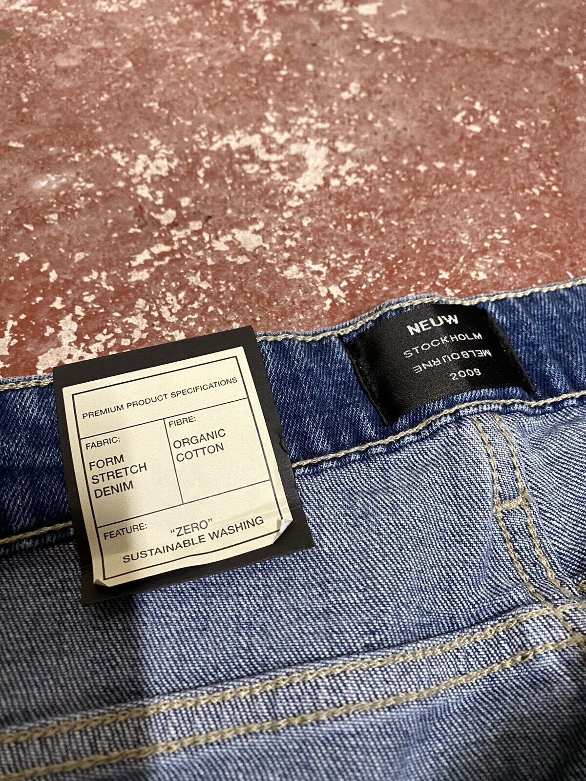 Neuw Jeans Iggy Skinny Blue Size W38 L32 Tapered New with Tags