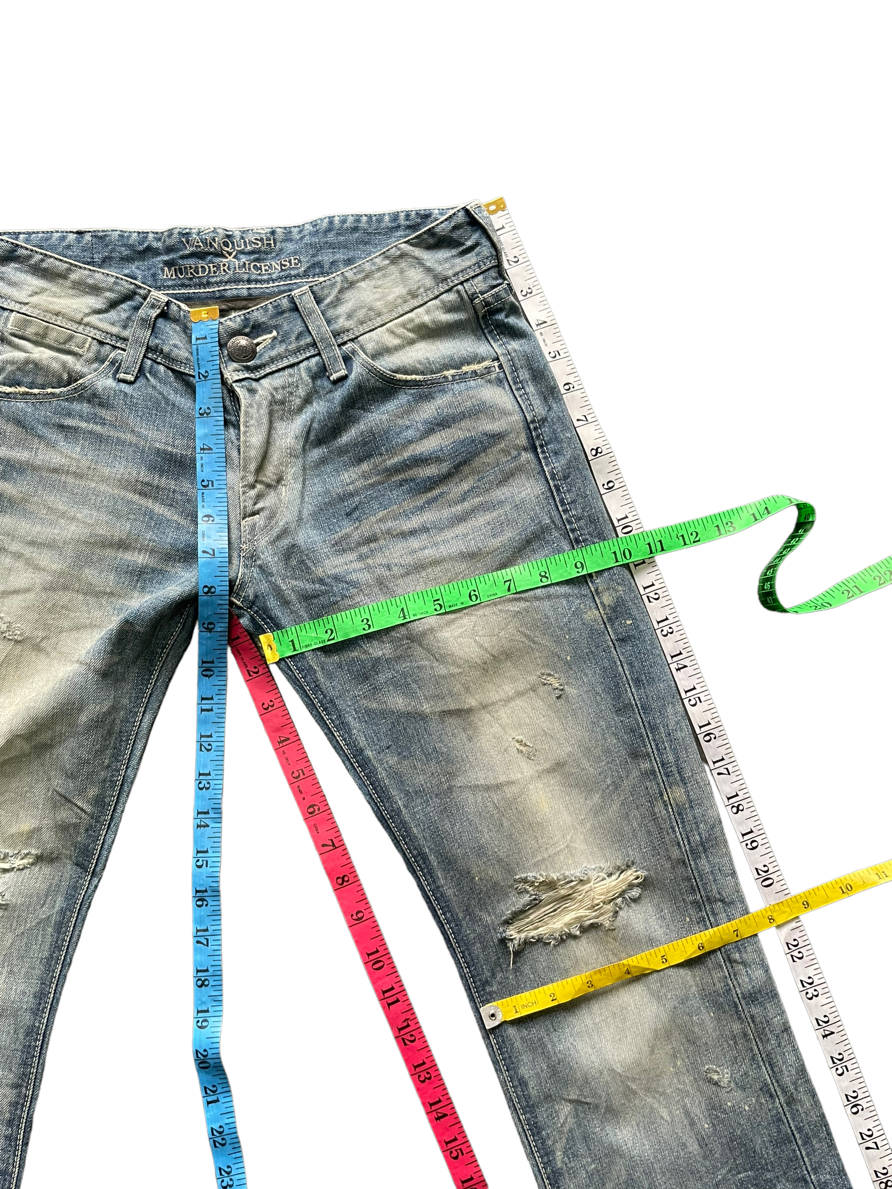 Vanquish x Murder License Distresed Denim