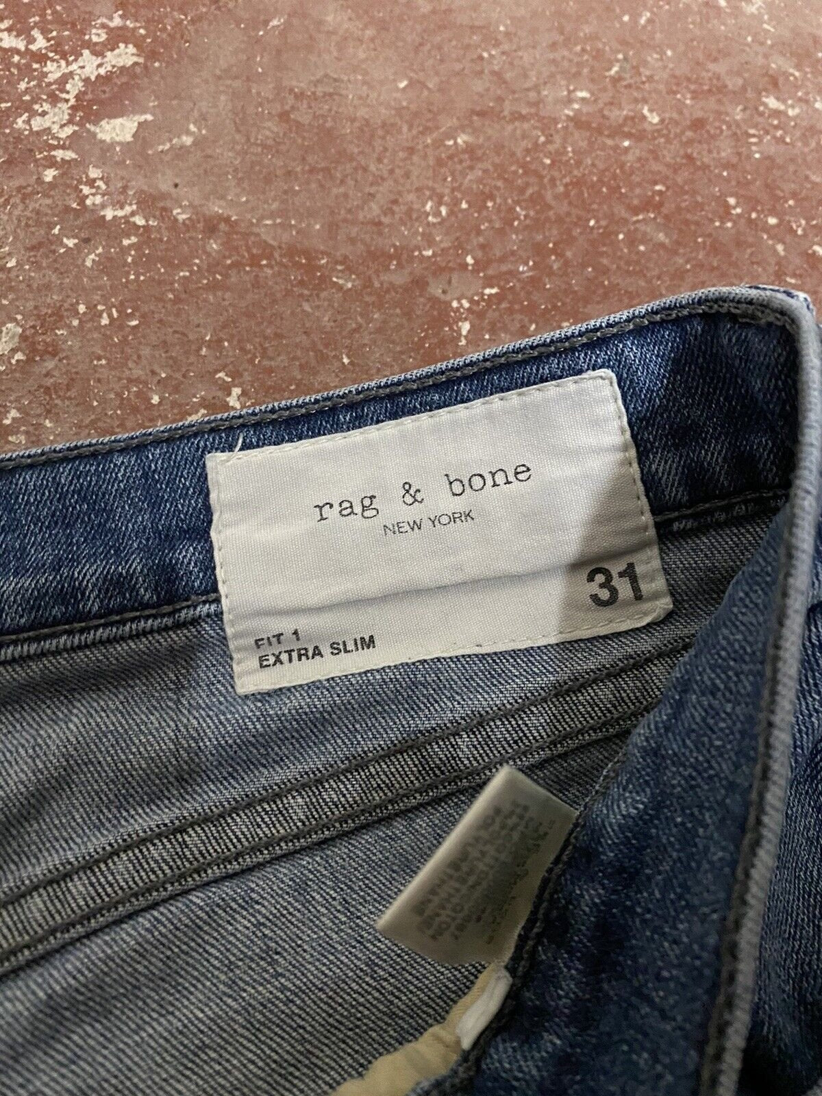 Mens Rag & Bone Fit 1 Extra Slim Jeans Pants W31 L32 Made In The USA