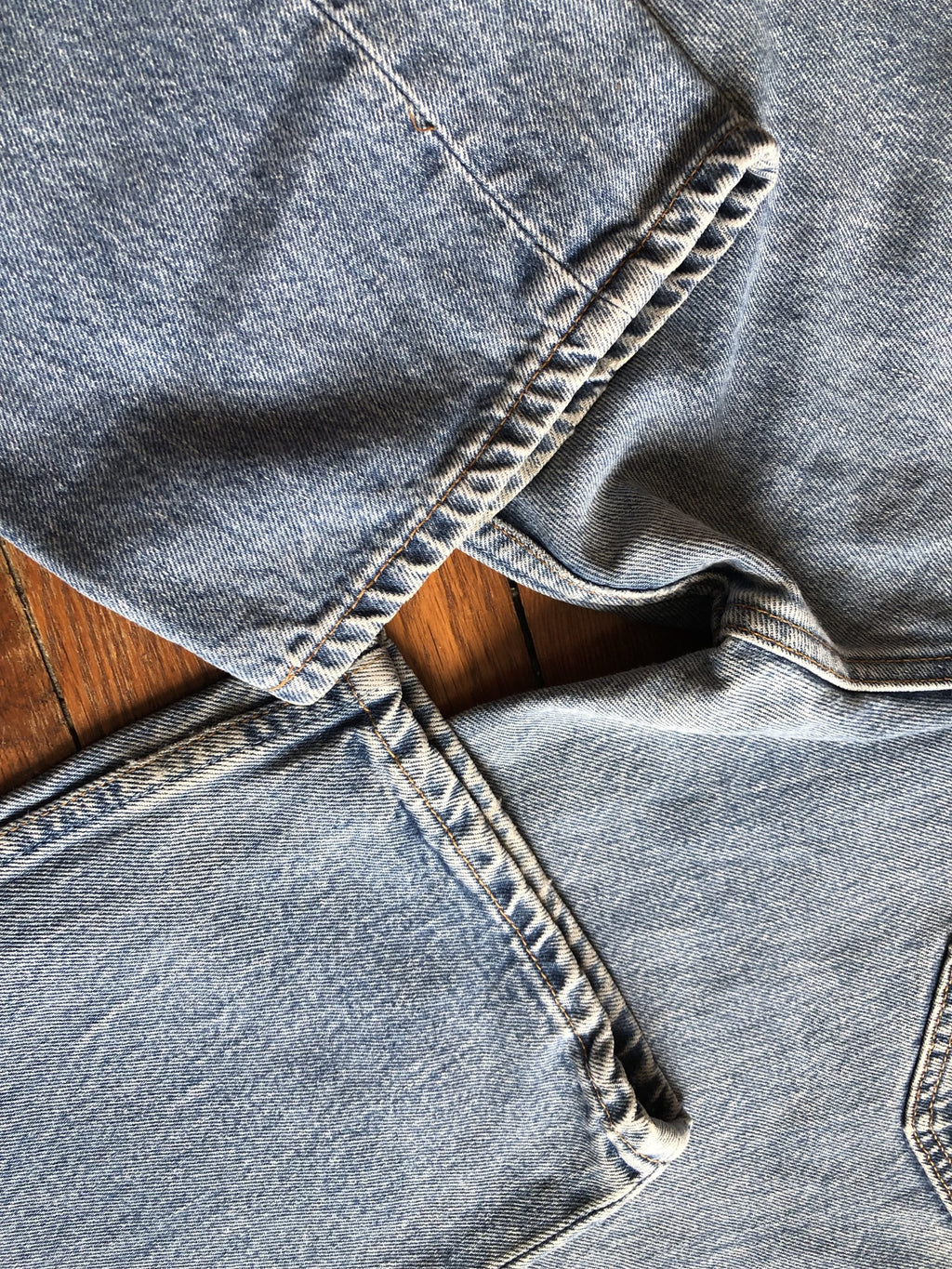 Vintage Levi's 501 W36 L34 Jeans bleu claire stonewashed 00s Made in Mexico