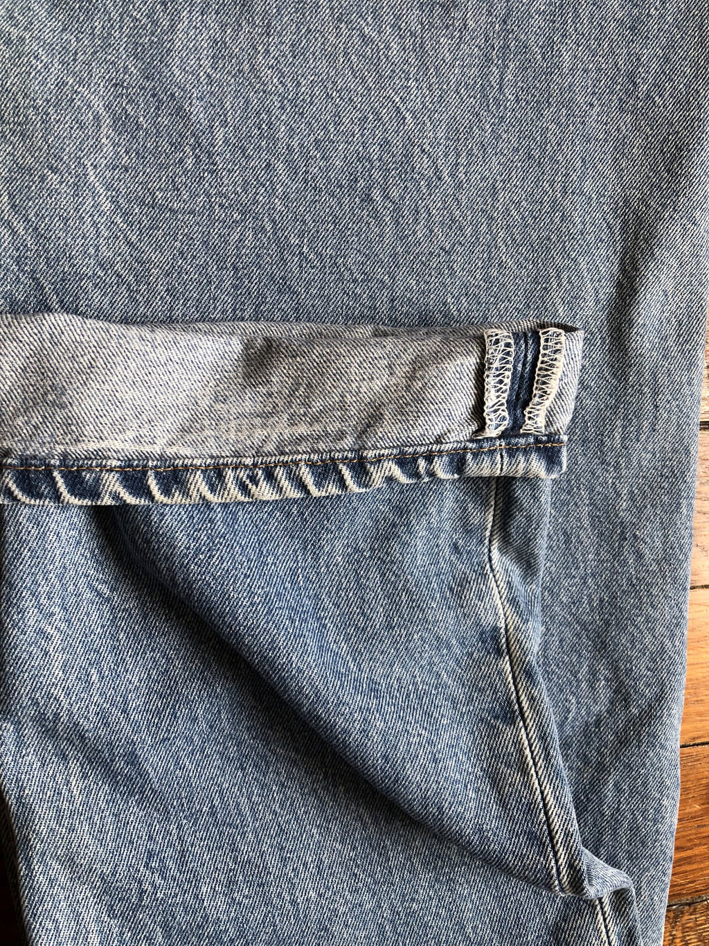 Vintage Levi's 501 W36 L34 Jeans bleu claire stonewashed 00s Made in Mexico