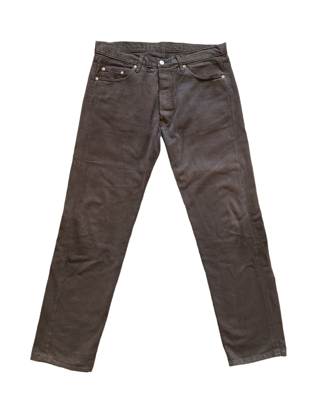Vintage Levis 501 W38 L36 Jeans marron chocolat 90s Made in USA