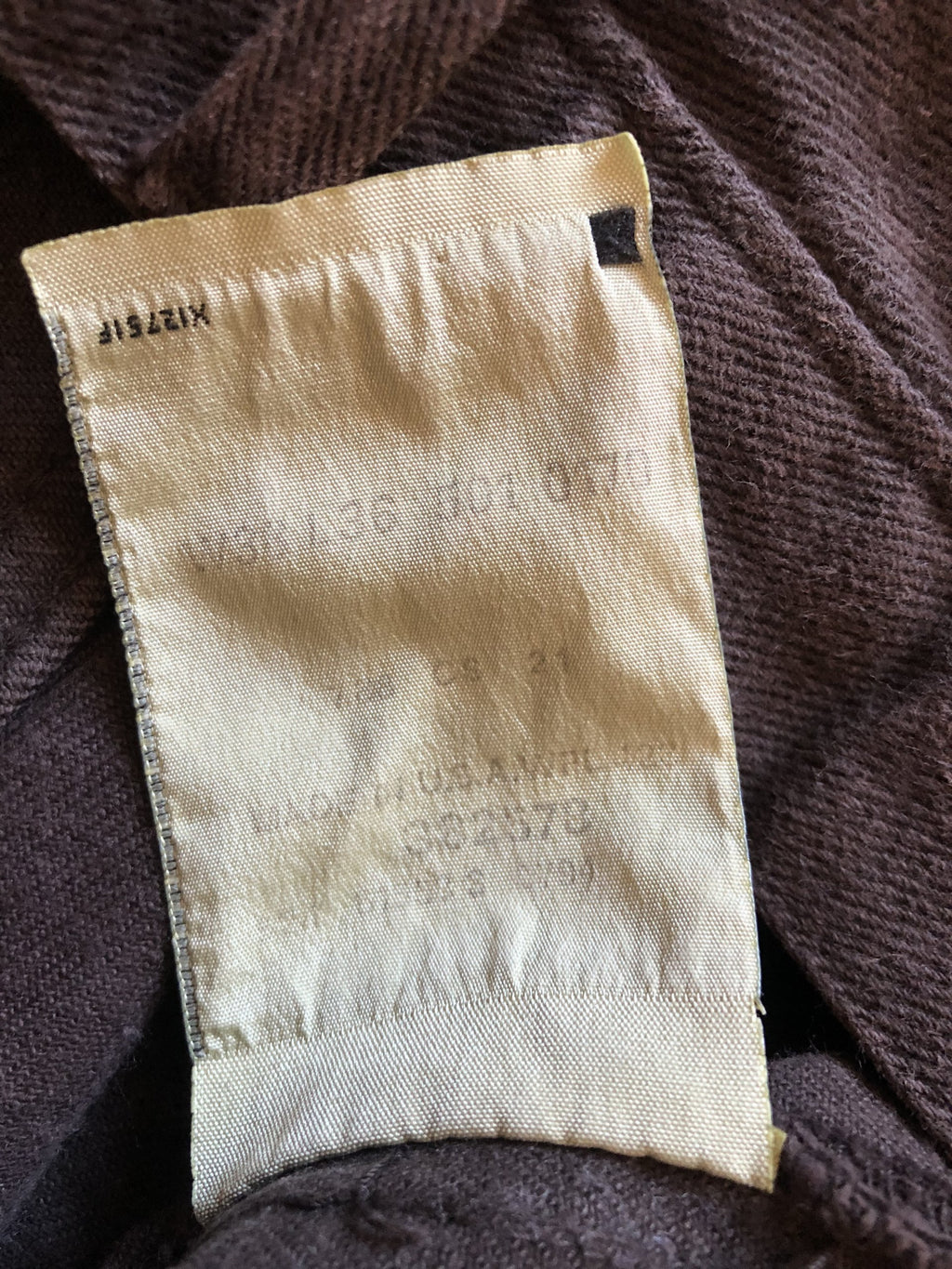 Vintage Levis 501 W38 L36 Jeans marron chocolat 90s Made in USA