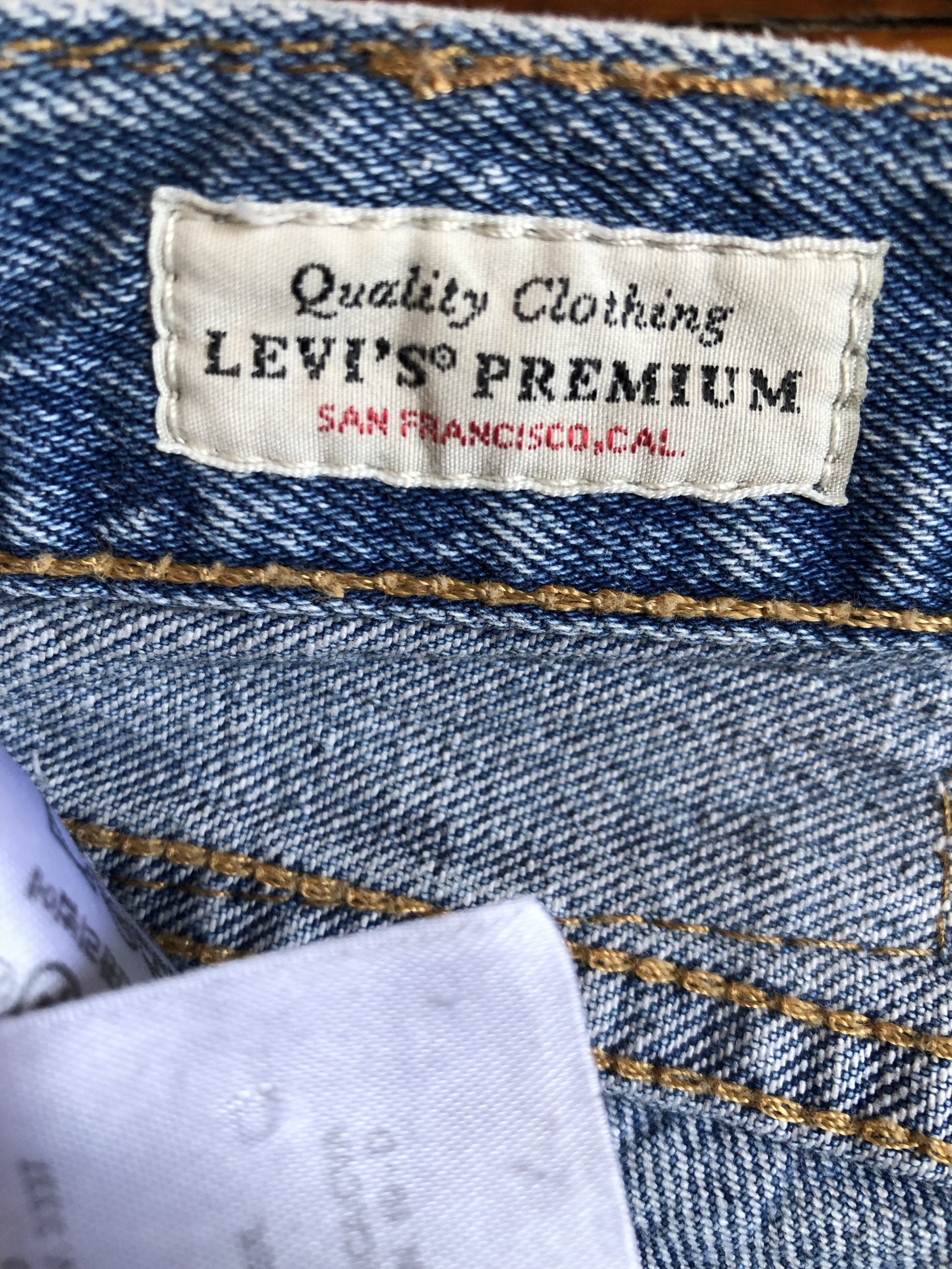 Vintage Levis 501 Big E W36 L38 Jeans bleu clair 2018