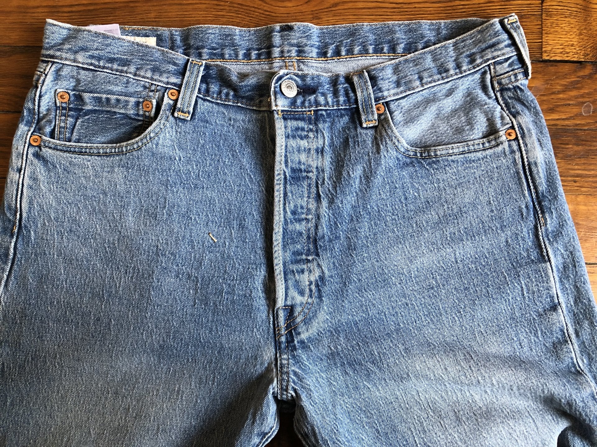 Vintage Levis 501 Big E W36 L38 Jeans bleu clair 2018