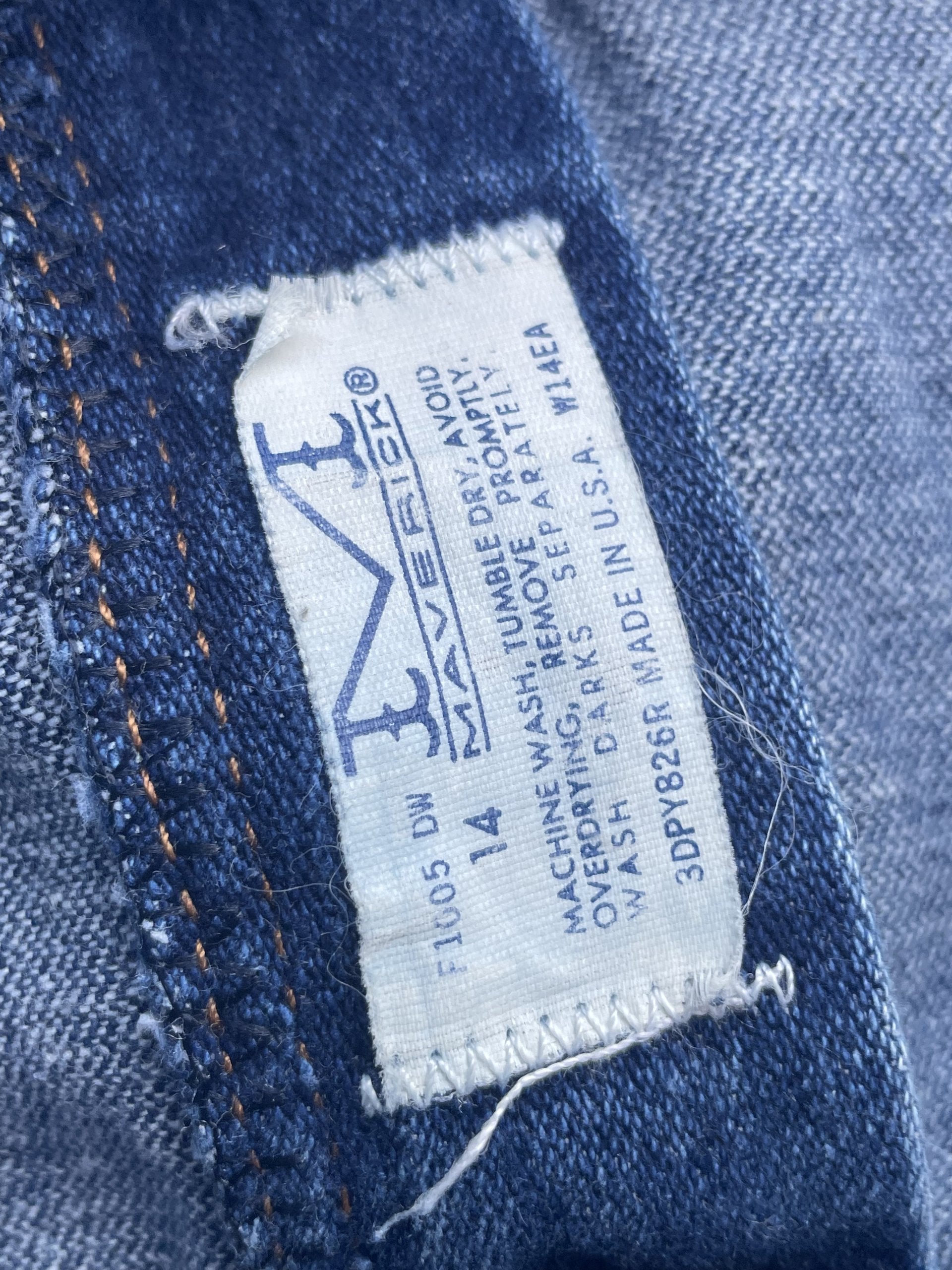 Vintage Maverick Blue Bell Denim