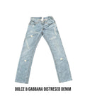 Vintage Dolce Gabbana Distresed Denim