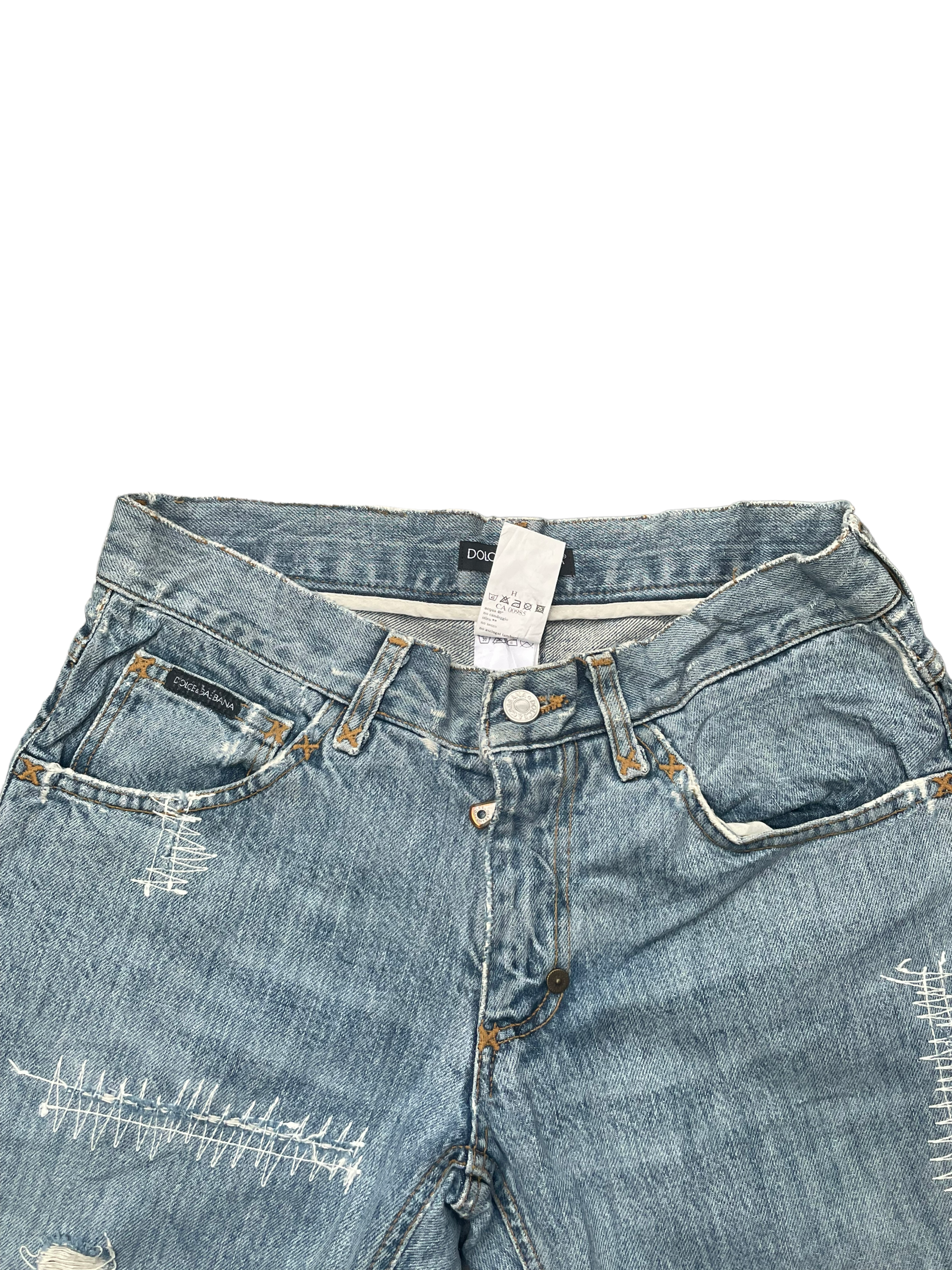 Vintage Dolce Gabbana Distresed Denim