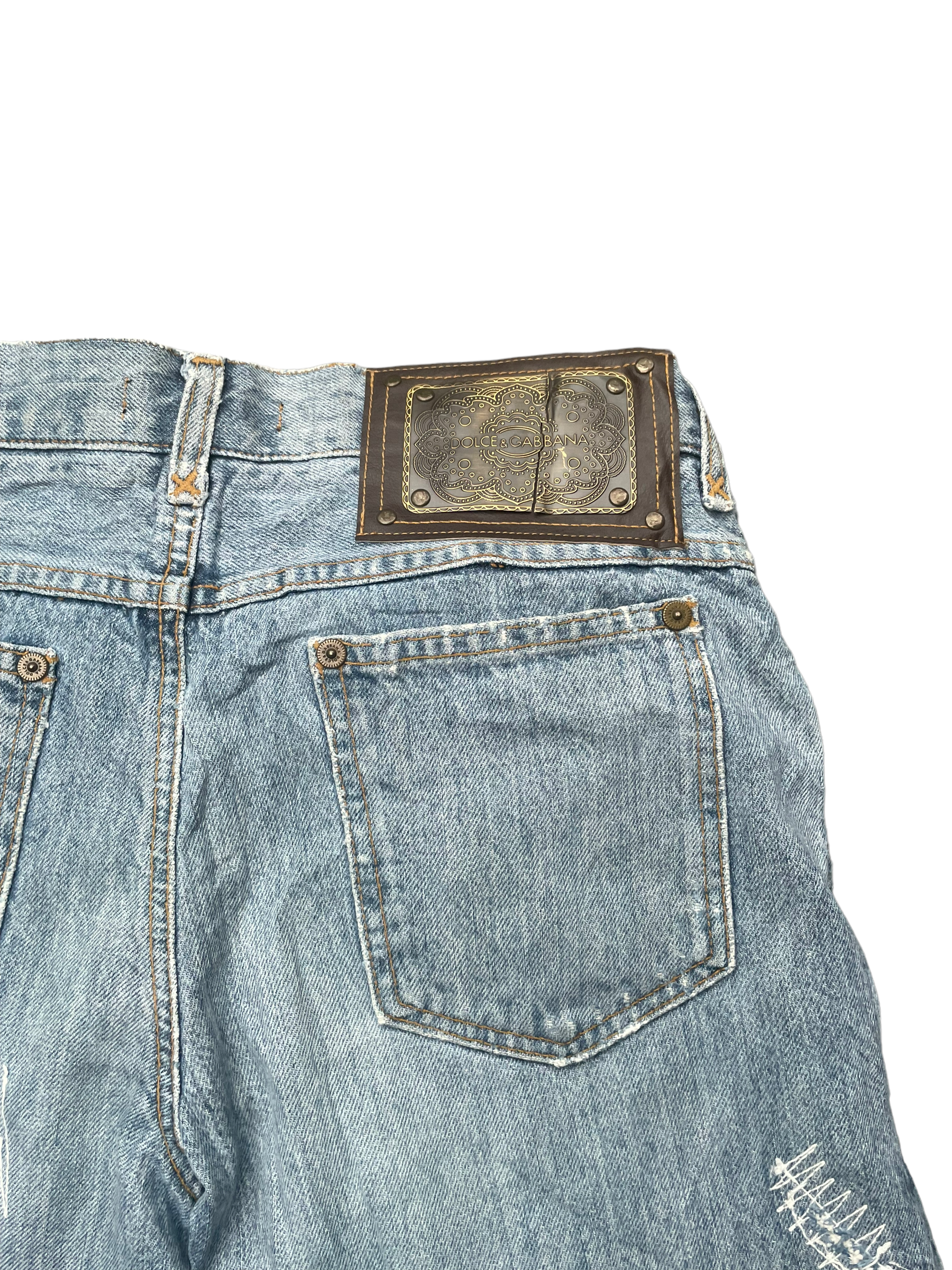 Vintage Dolce Gabbana Distresed Denim
