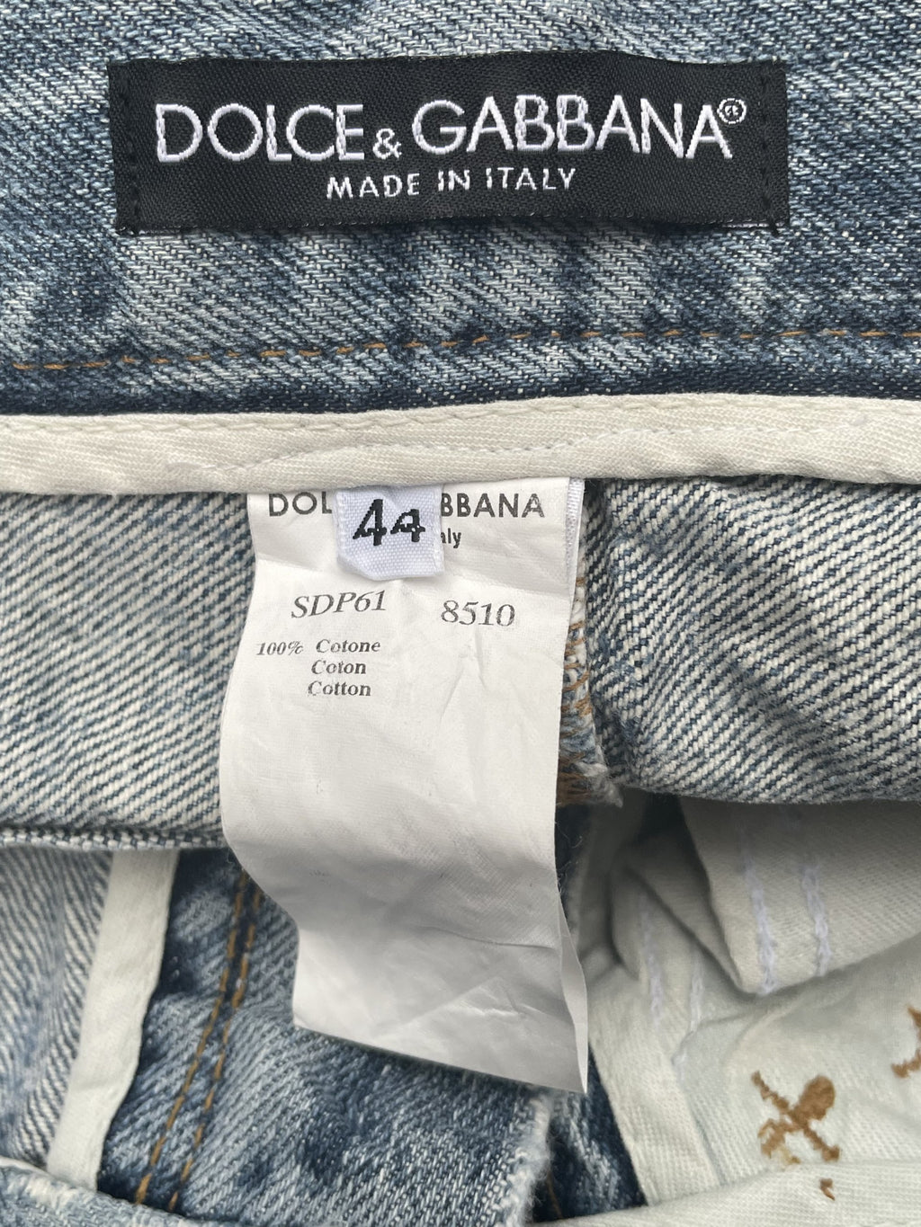 Vintage Dolce Gabbana Distresed Denim